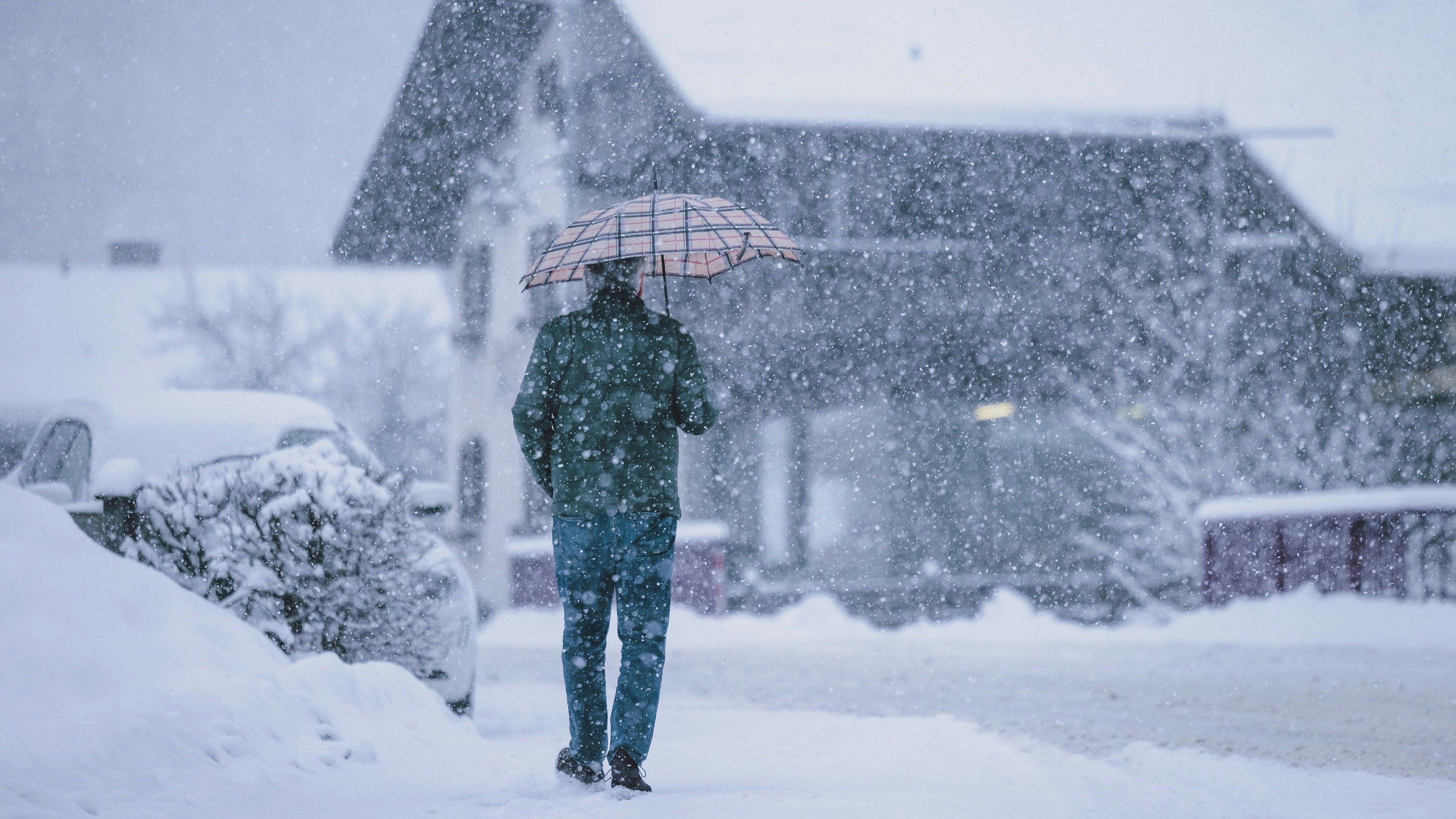 Der Schnee kehrt nach Österreich zurück.