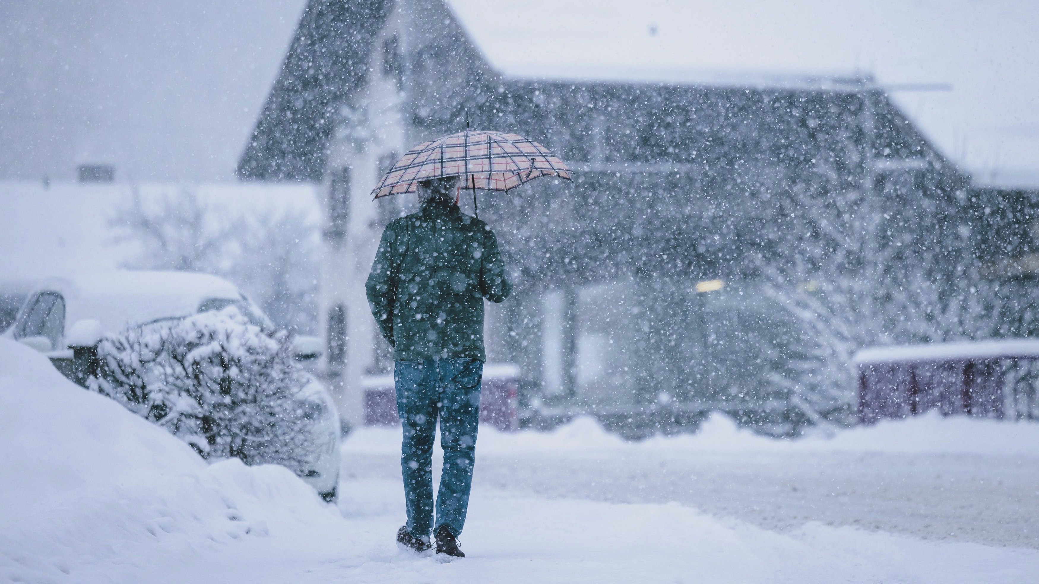 Der Schnee kehrt nach Österreich zurück.
