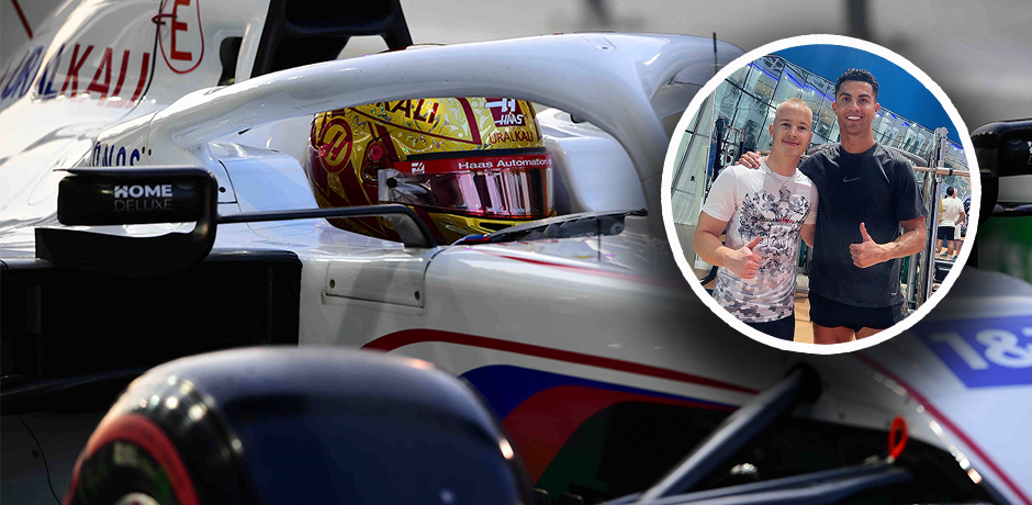 Formel-1-Pilot traf Cristiano Ronaldo im Fitnesscenter. 