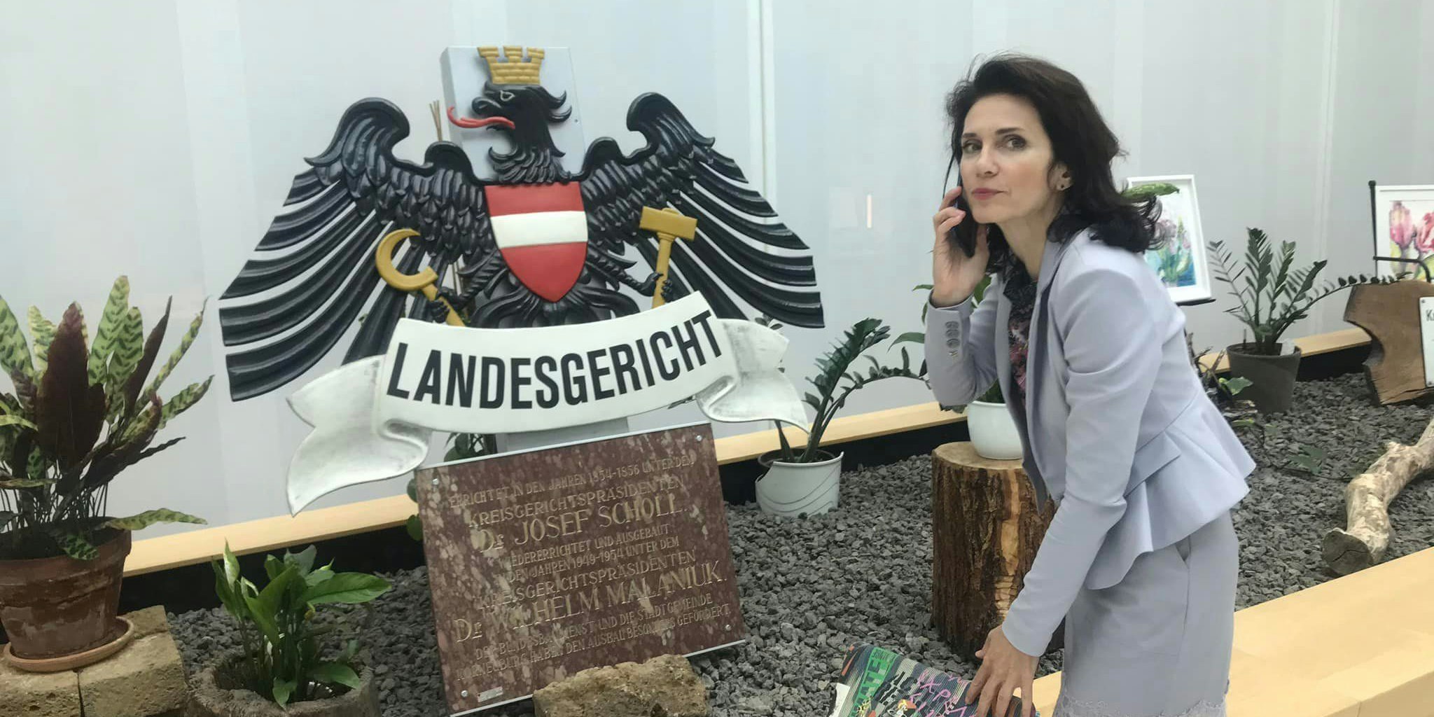 Star-Anwältin Astrid Wagner am Landesgericht