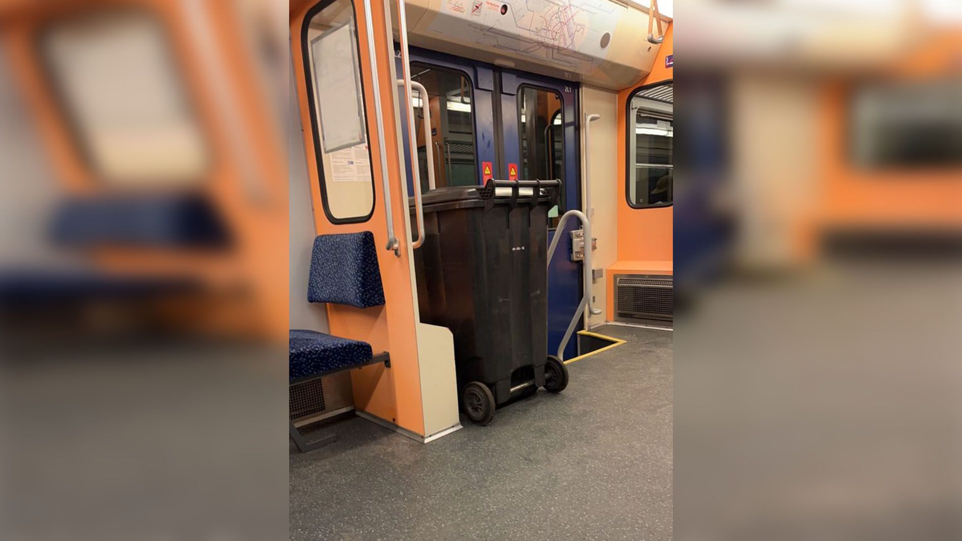 Für eine angenehme Atmosphäre sorgte der Mistkübel jedenfalls nicht