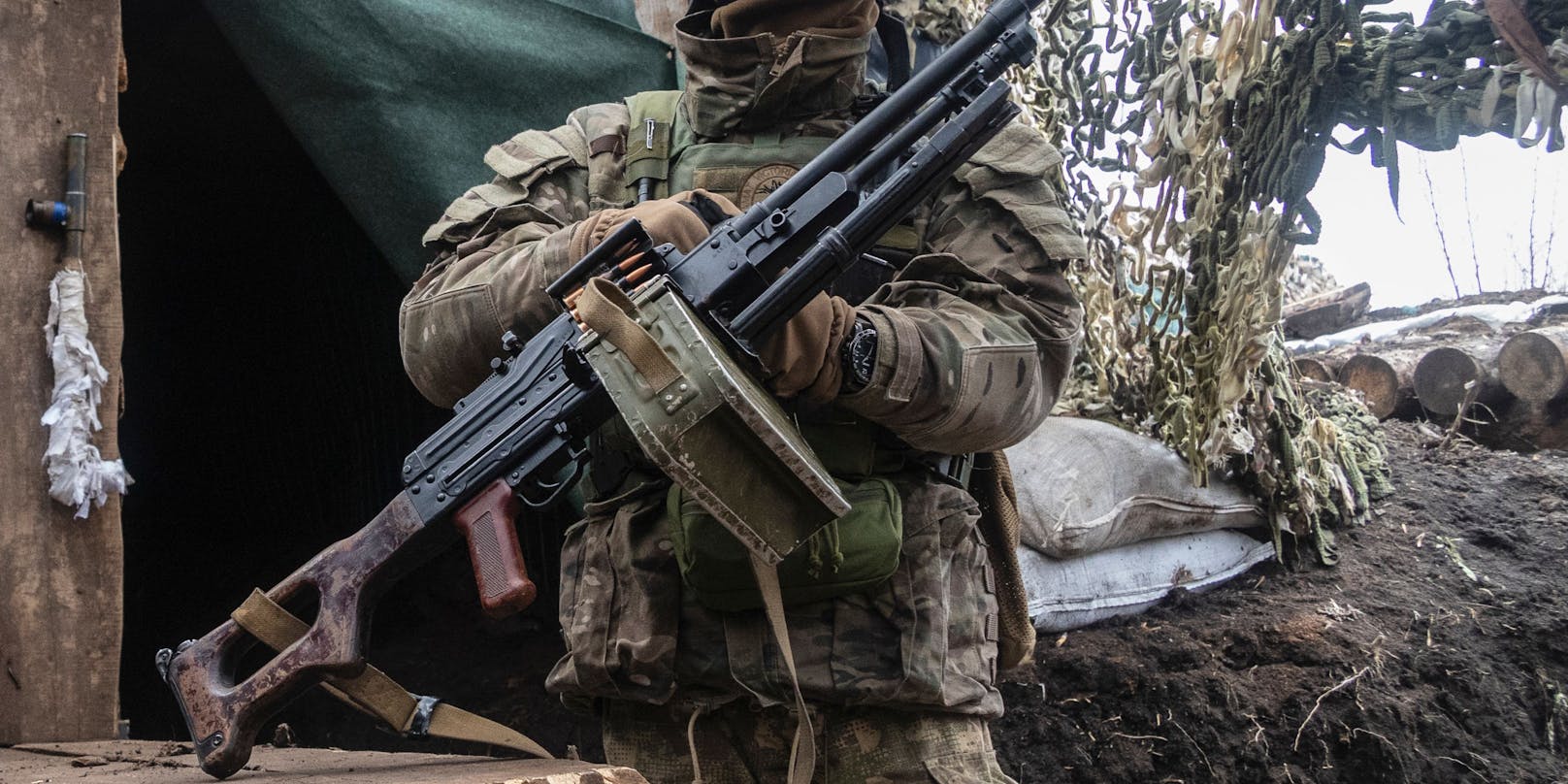 In der viertgrößten Stadt der Ukraine hat ein Soldat mindestens fünf seiner Kameraden getötet. (Symbolbild)