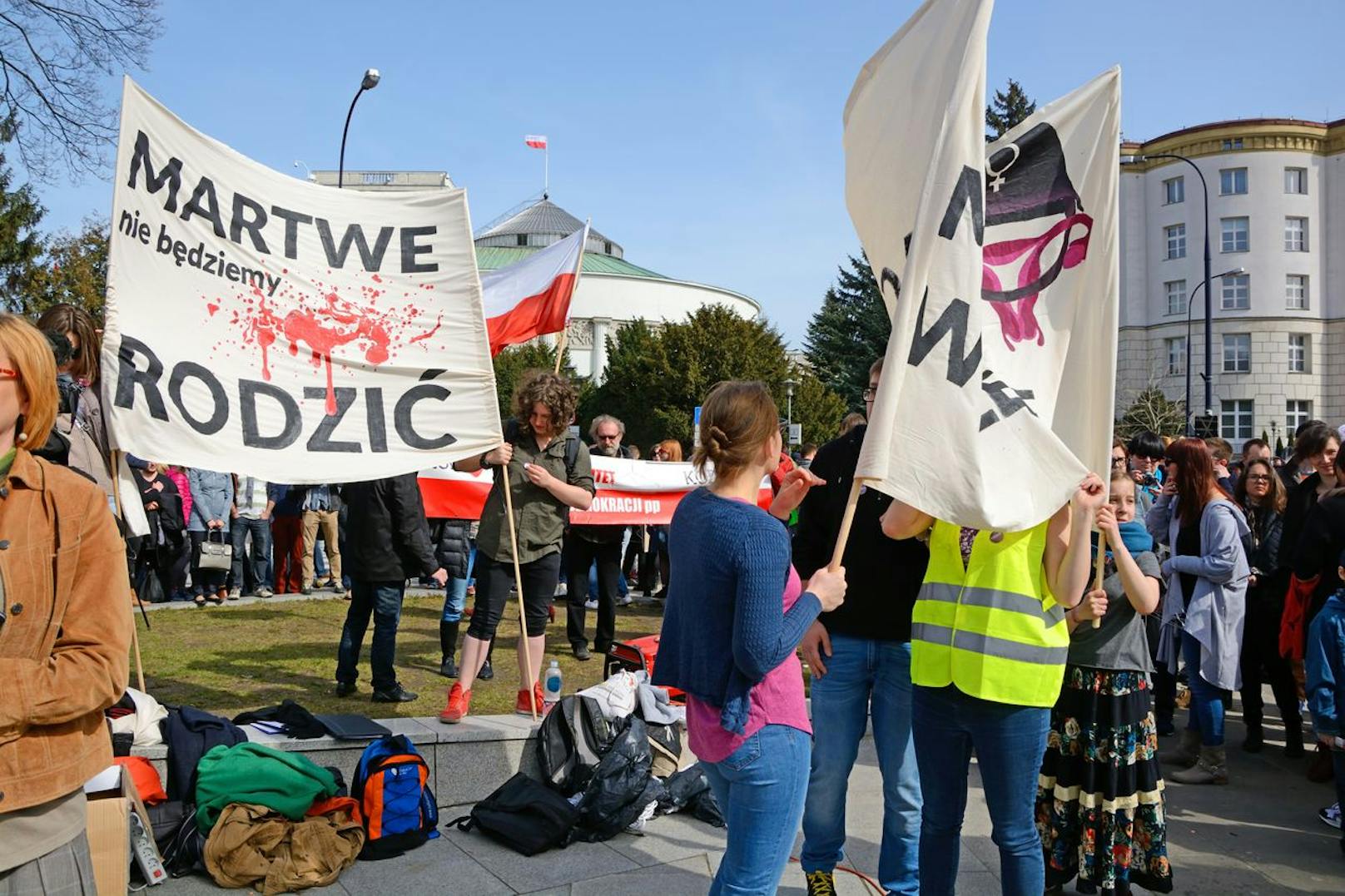 Die strikte Abtreibungspolitik in Polen ruft regelmäßig Proteste auf den Plan.&nbsp;