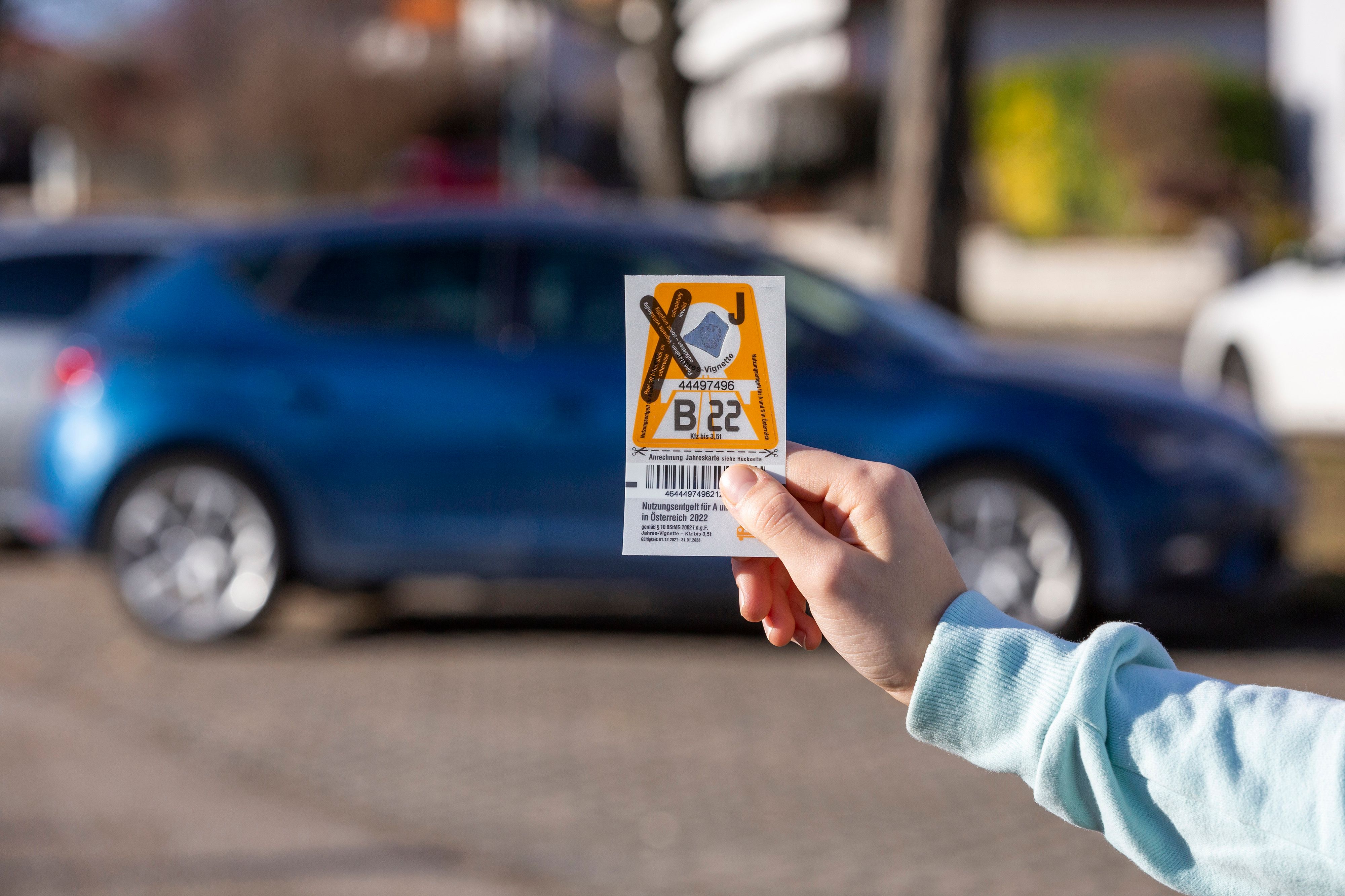Die Jahresautobahnvignette 2022
