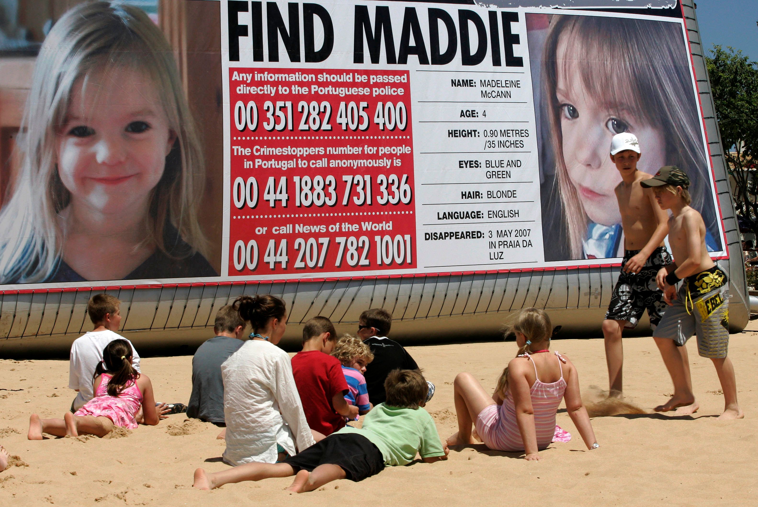 Maddie ist seit dem 3. Mai 2007 spurlos verschwunden.