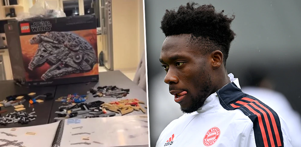 Alphonso Davies wird zum Lego-Baumeister