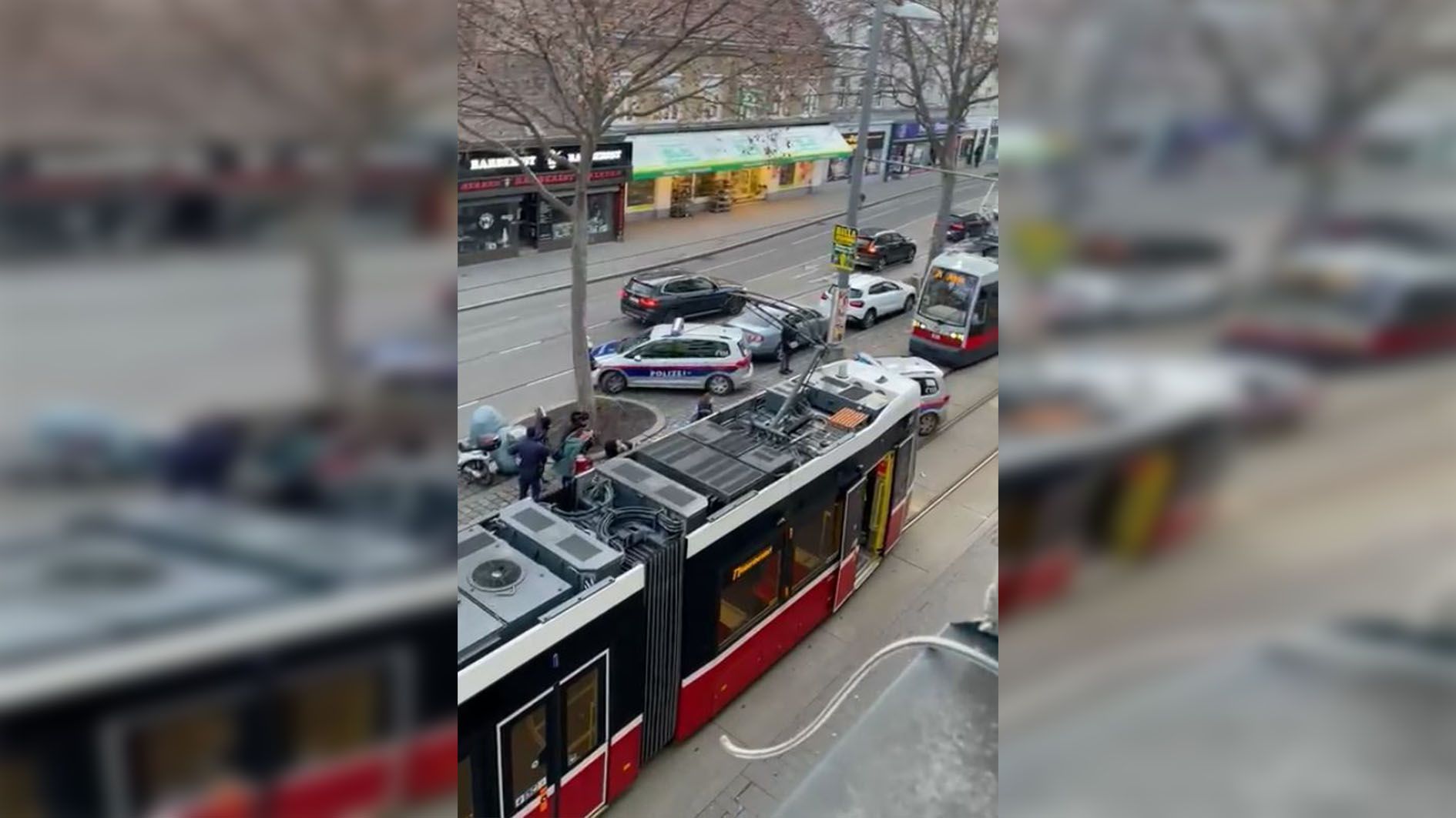 Der Bim-Fahrer steht noch unter Schock