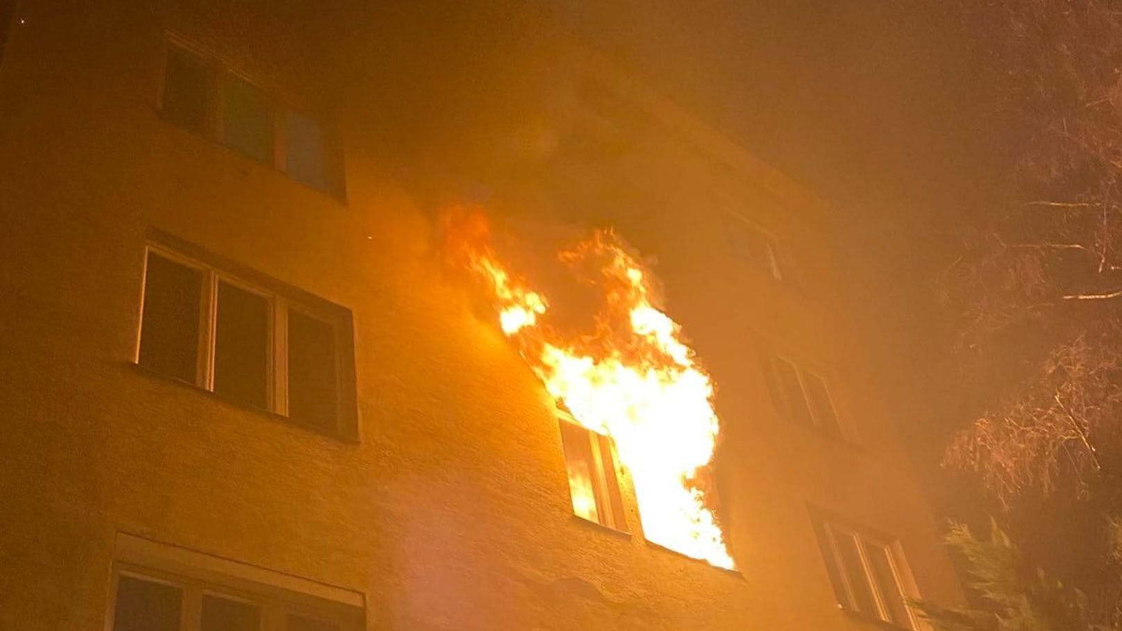 Zimmerbrand in Wien-Meidling