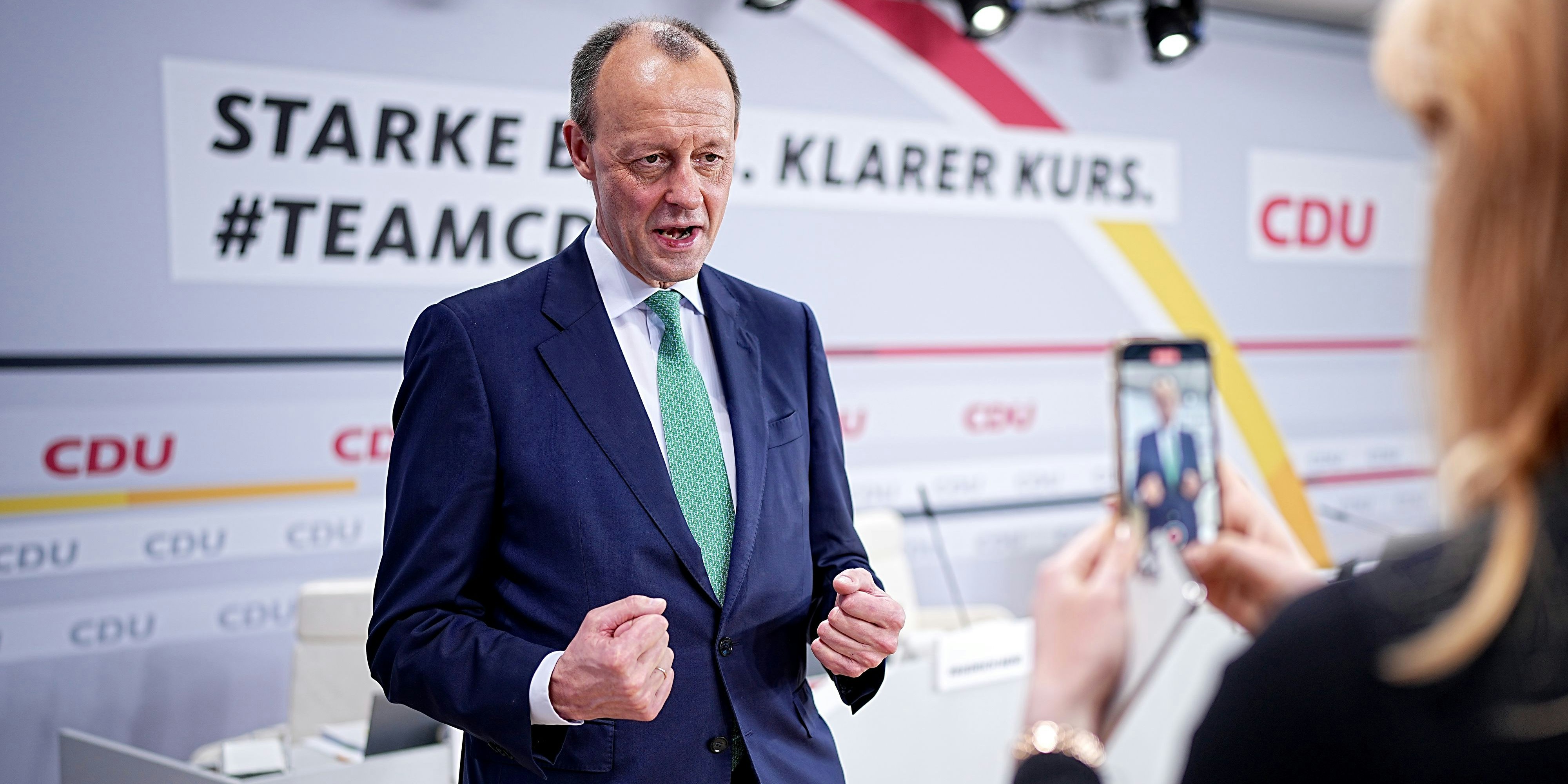 Leitet künftig wohl Partei und Fraktion: neuer CDU-Chef Friedrich Merz.