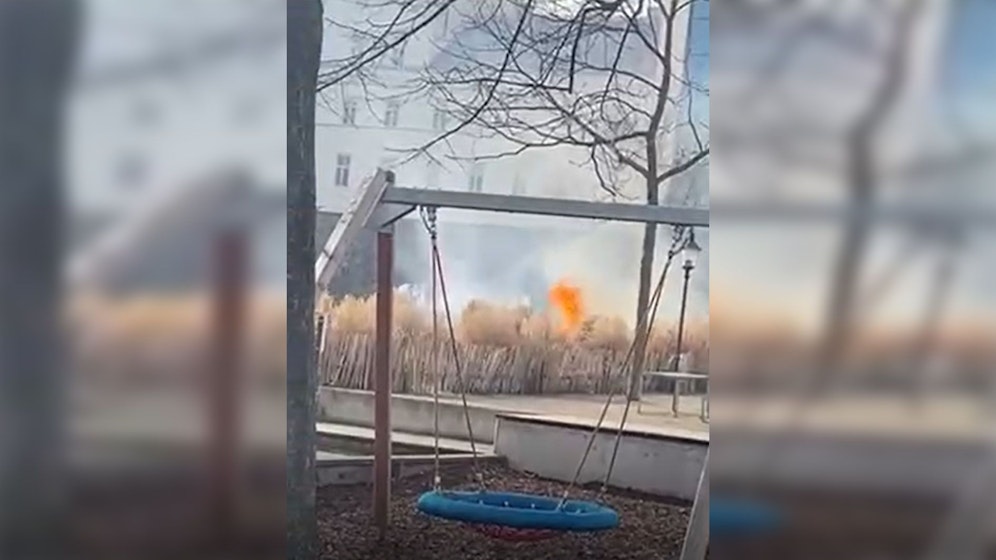Das Feuer schien sich rasch zu verbreiten