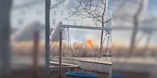 Meterhohe Flammen auf Spielplatz in Wien-Neubau