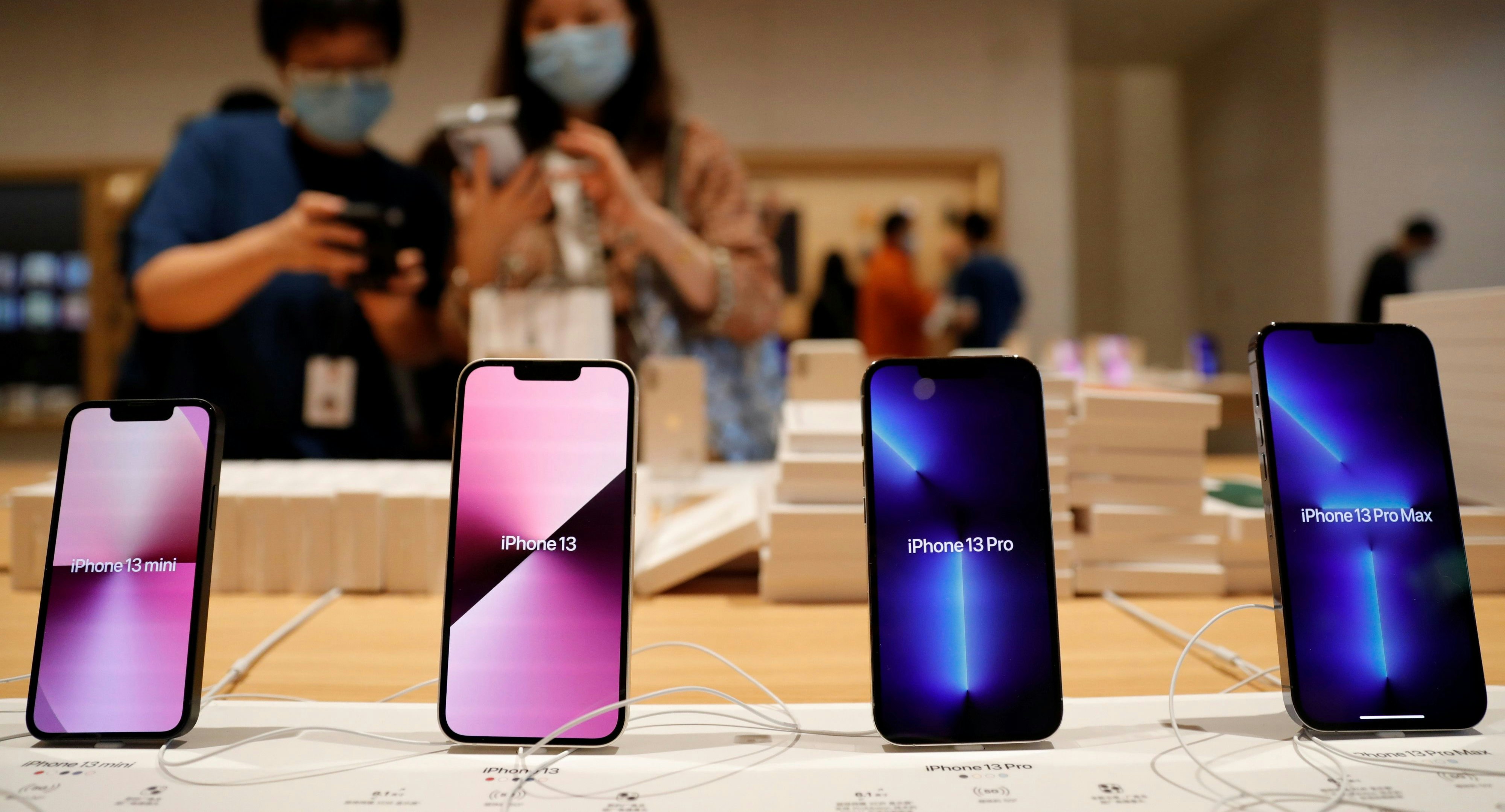 Dank der starken Nachfrage vor allem aus China macht das iPhone 13 einen Löwenanteil des Apple-Umsatzes aus. (Archivbild)