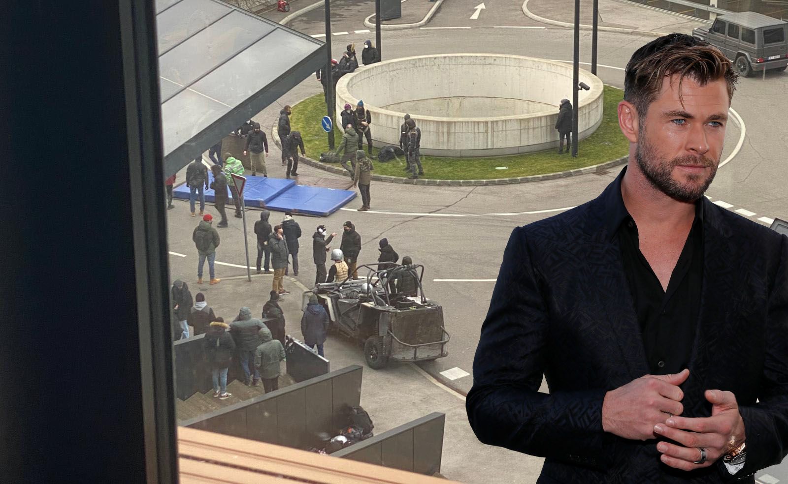 Chris Hemsworth dreht gerade in Wien