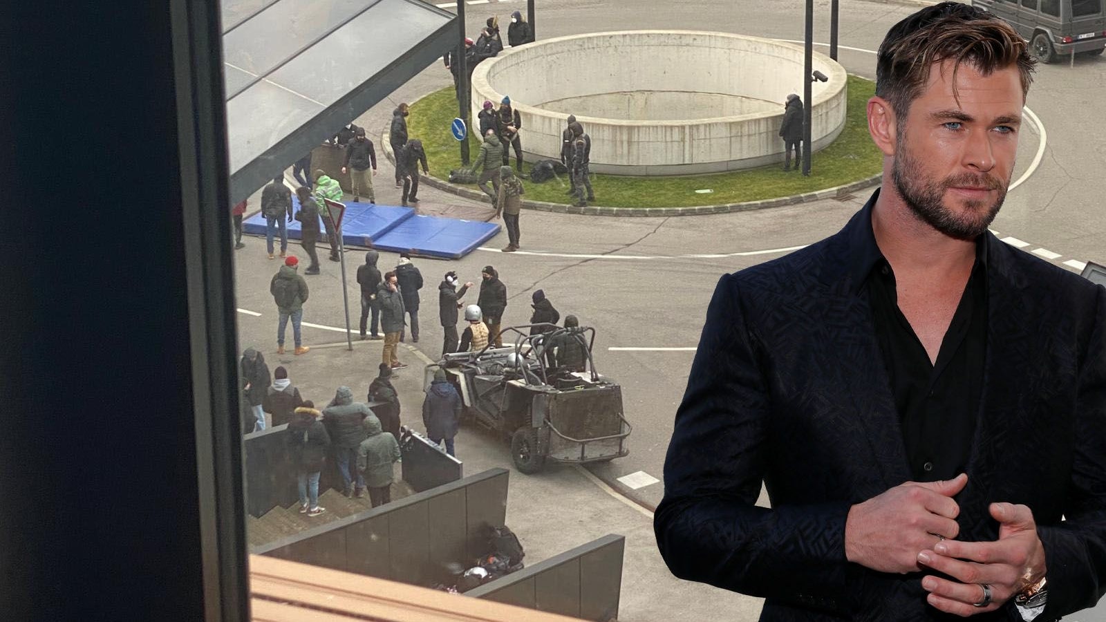 Chris Hemsworth dreht gerade in Wien