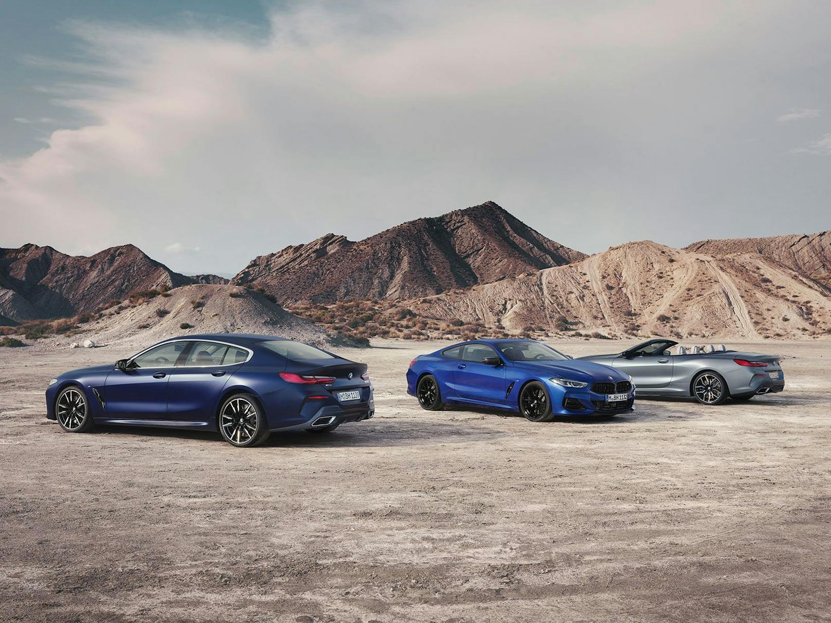 Alle drei Karosserievarianten der BMW 8er-Reihe werden überarbeitet.