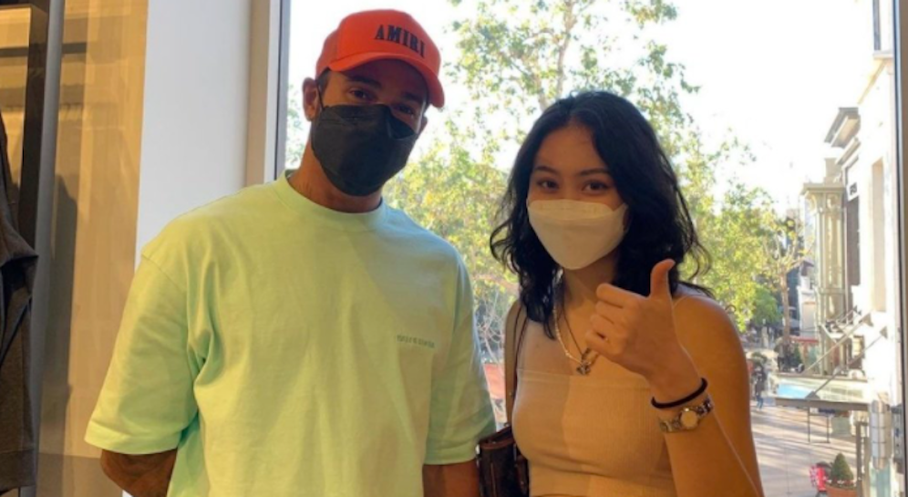 Hamilton mit einem Fan