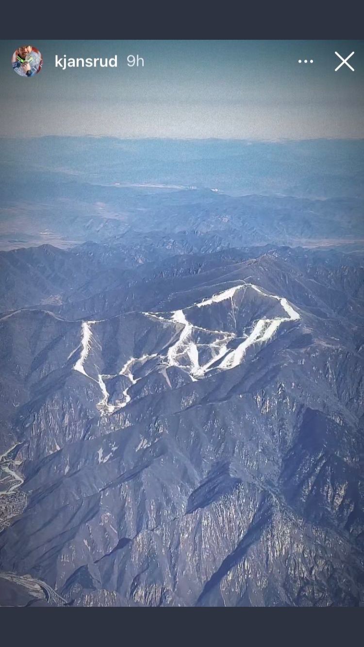 So sieht's im Olympia-Skigebiet aus