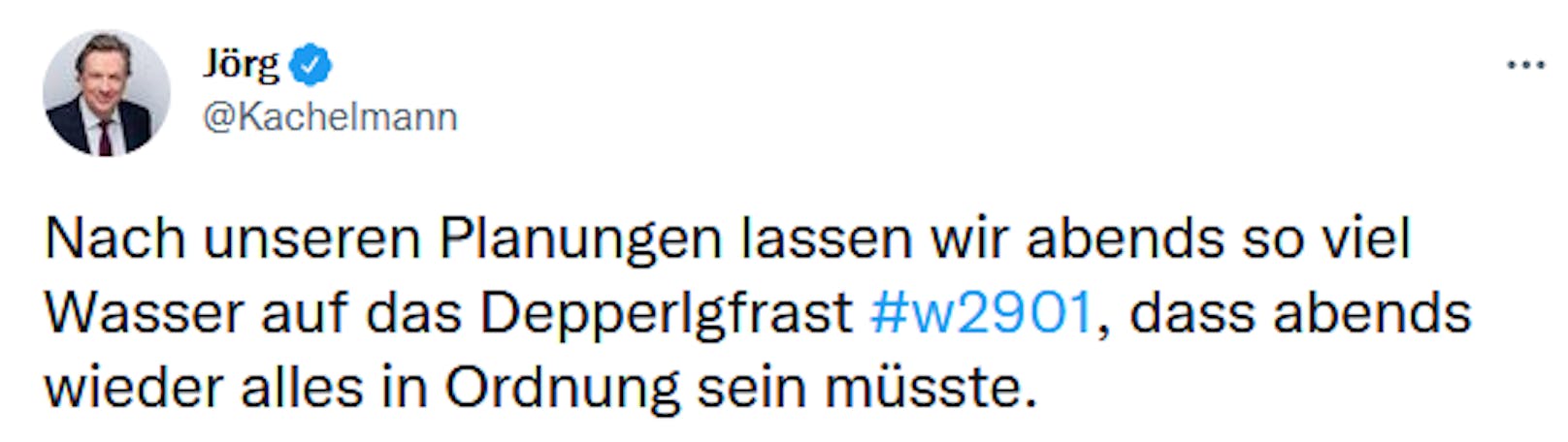 Kachelmann zeigte offen Abneigung gegen die Corona-Demo am 29. Jänner 2022 in Wien.