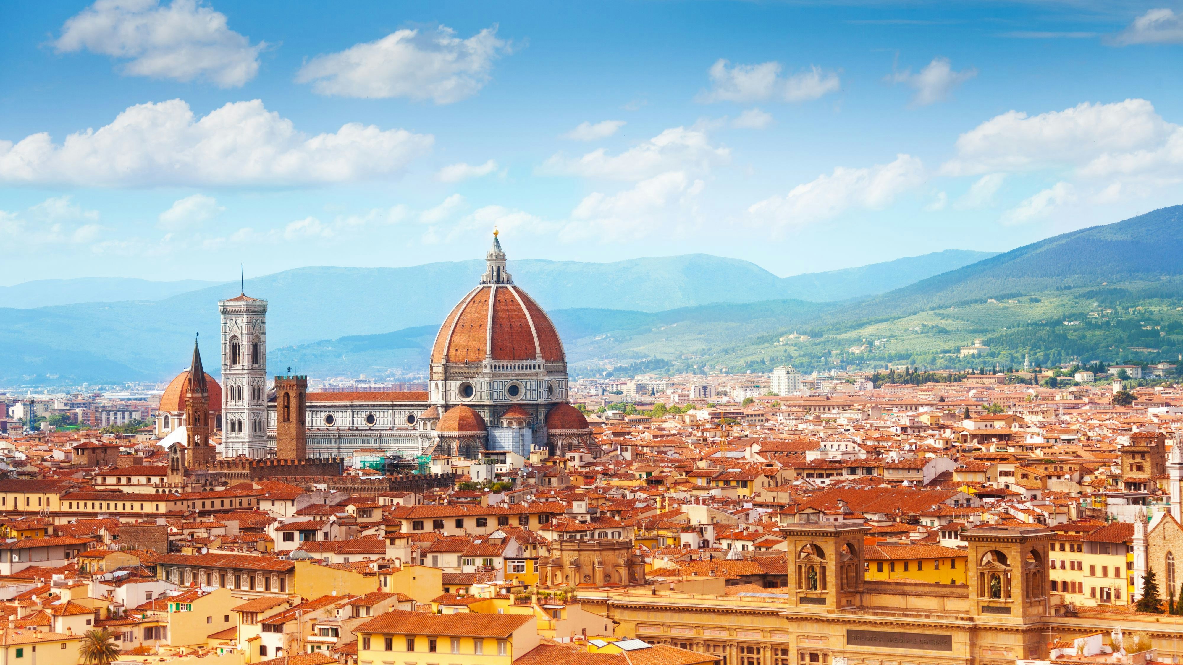 Panorama of Florence and Saint Mary of the Flower in Florence