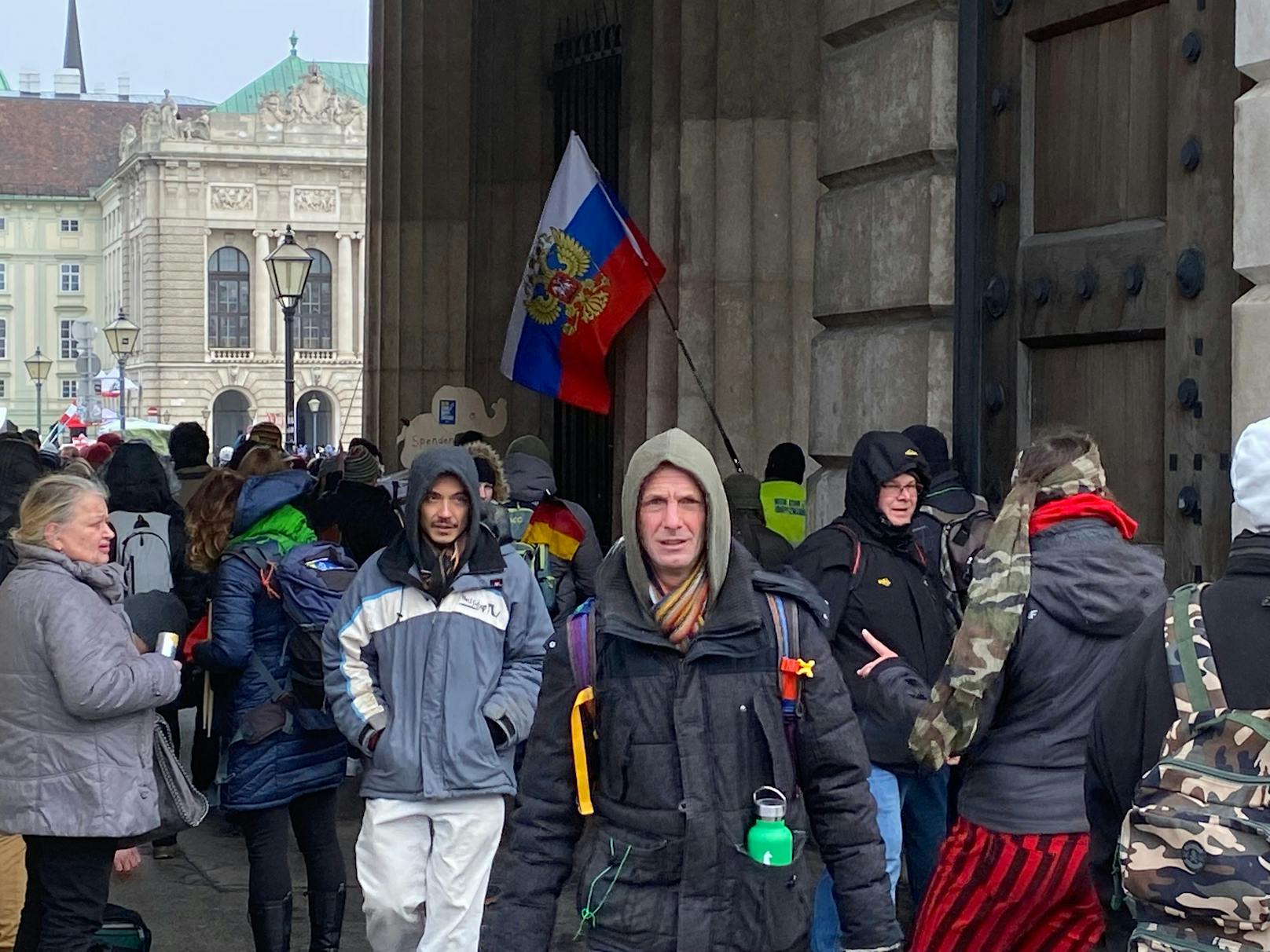 Corona-Demo in Wien – Polizei mit Großaufgebot im Einsatz