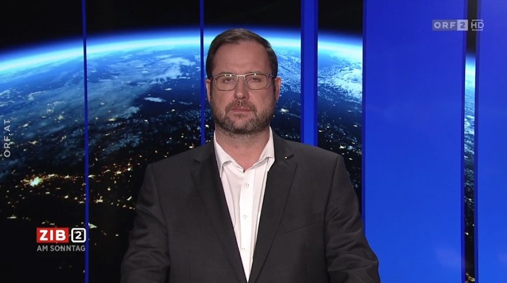 FPÖ-Politiker Christian Hafenecker war am Sonntag zu Gast in der ZIB2. 