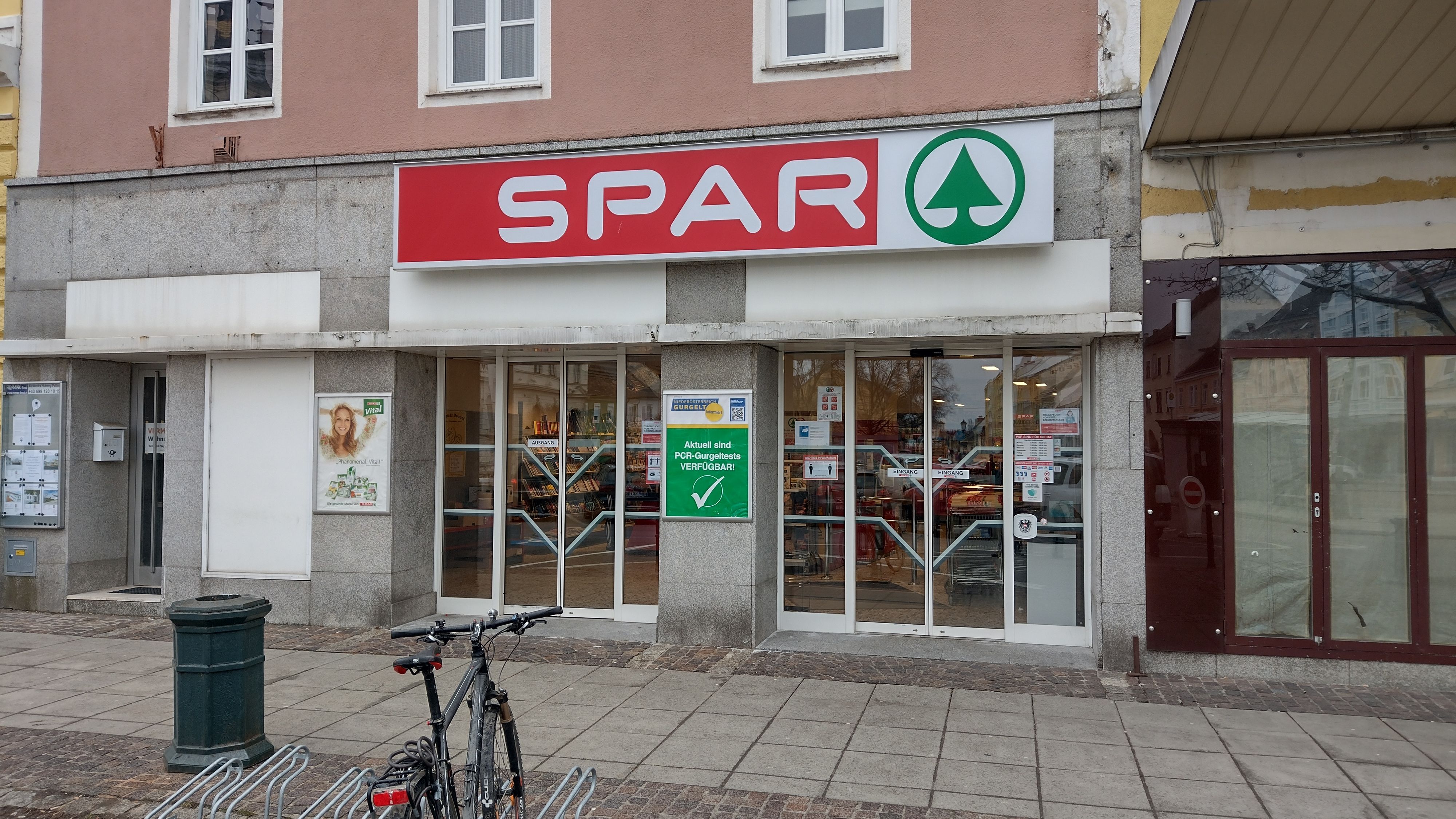 Die Spar-Filiale im Zentrum von Laa