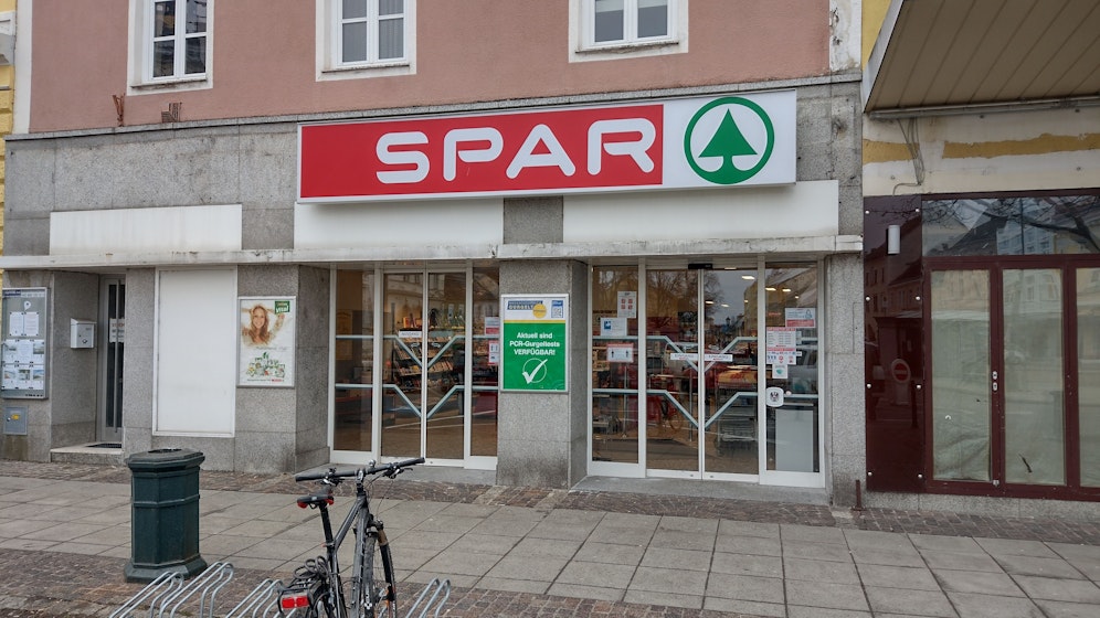 Die Spar-Filiale im Zentrum von Laa