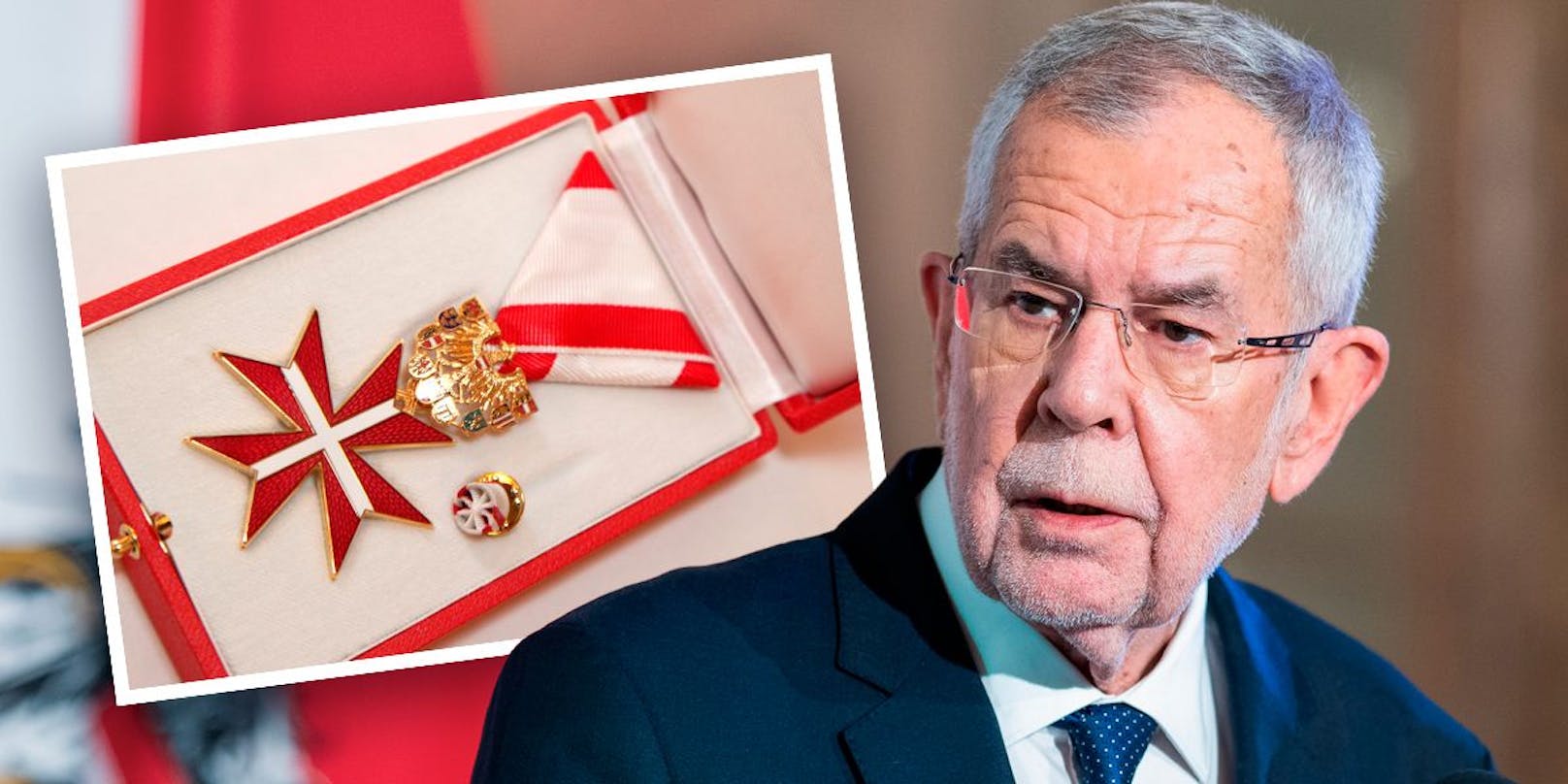Ein Goldenes Ehrenzeichen für Verdienste um die Republik Österreich bekommt Van der Bellen nun zurückgeschickt. (Symbolbild)
