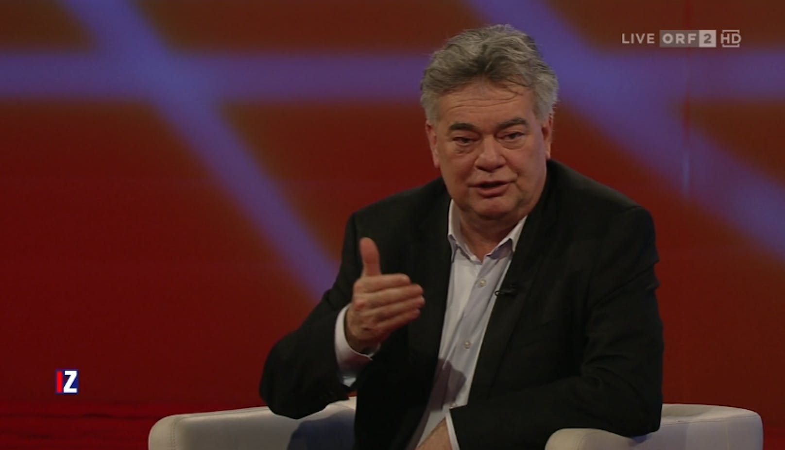 Werner Kogler im ORF-Talk "Im Zentrum" am 30. Jänner 2022.