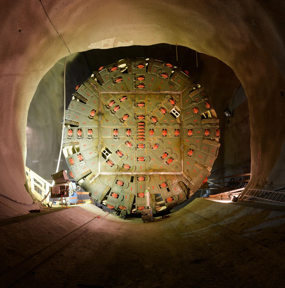 Maschine in Semmering-Basistunnel