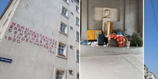 Unbekannte deponieren Sperrmüll in Wiener Gemeindebau