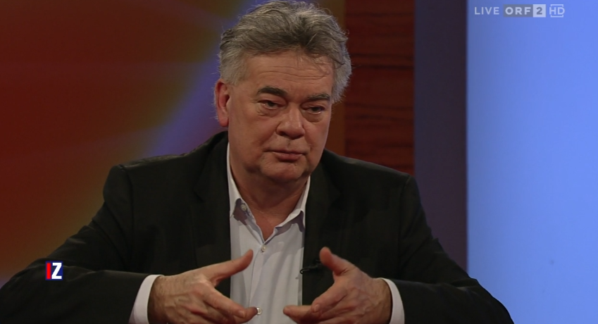 Werner Kogler im ORF-Talk "Im Zentrum" am 30. Jänner 2022.