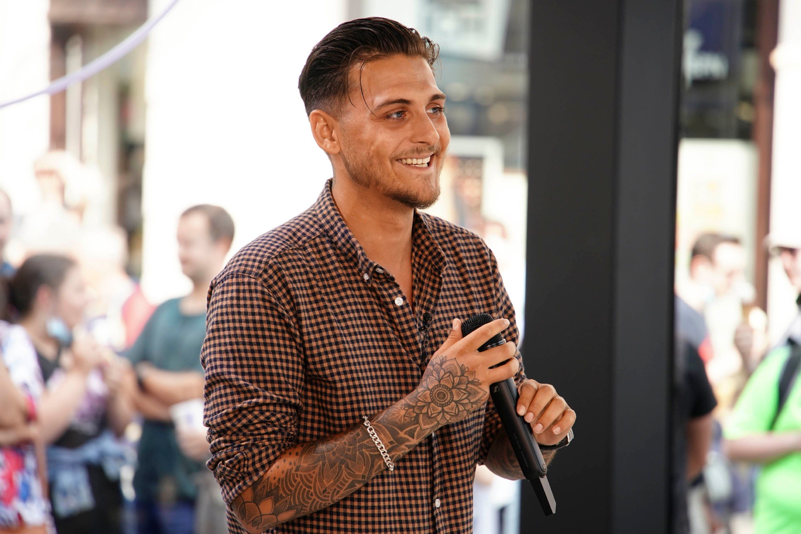 Daniel überzeugte trotz Nervosität Toby Gad, Ilse DeLange und Florian Silbereisen.