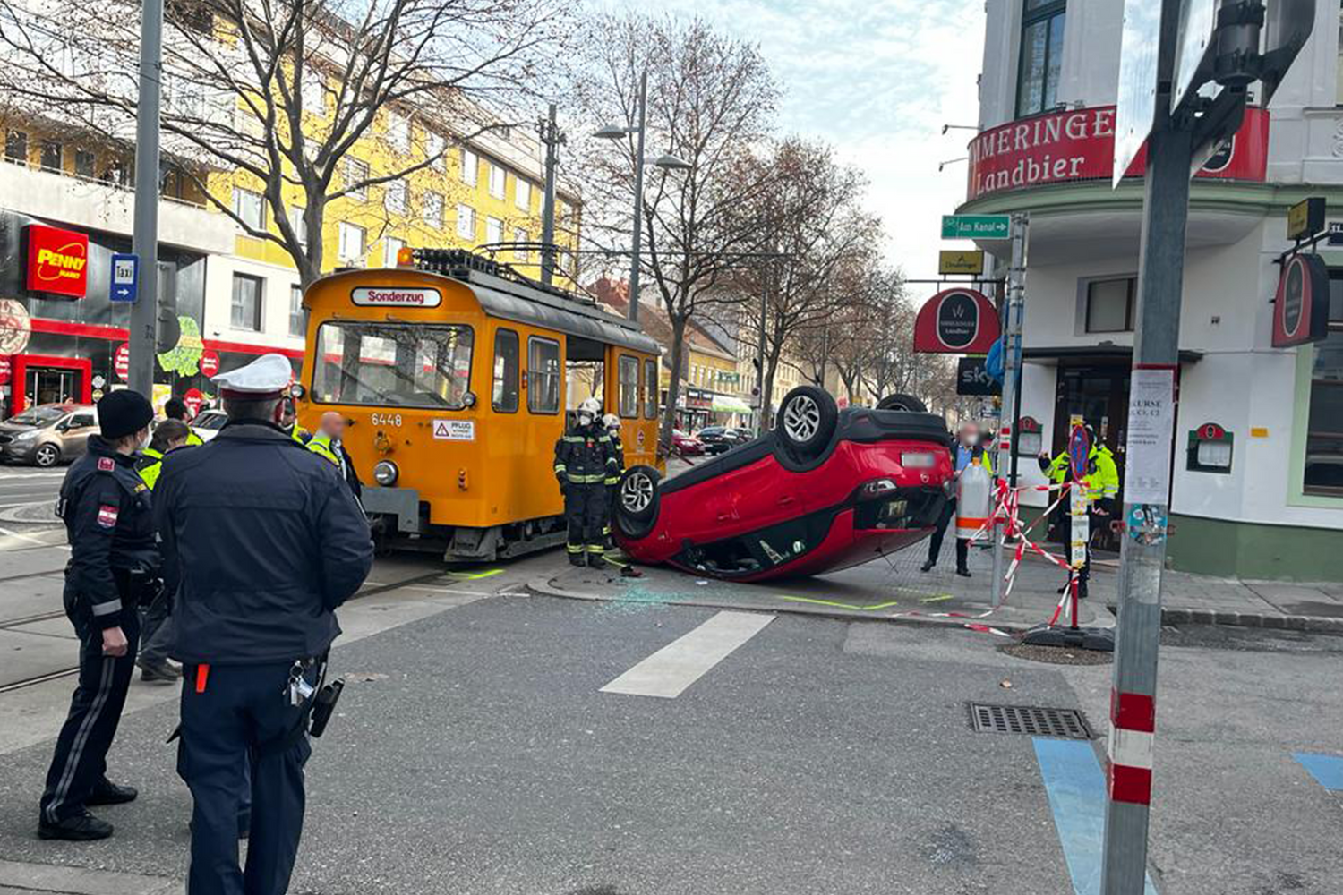 In Wien-Simmering krachte es Dienstagvormittag.