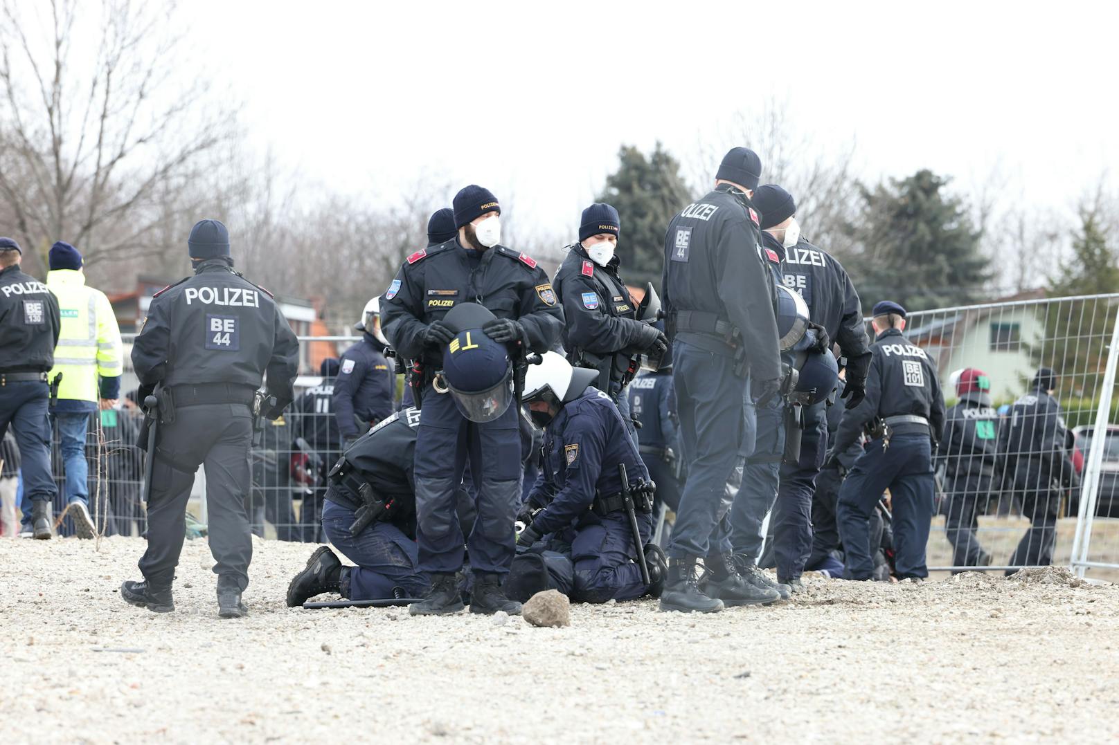Riesiger Polizei-Einsatz in der Wiener Donaustadt