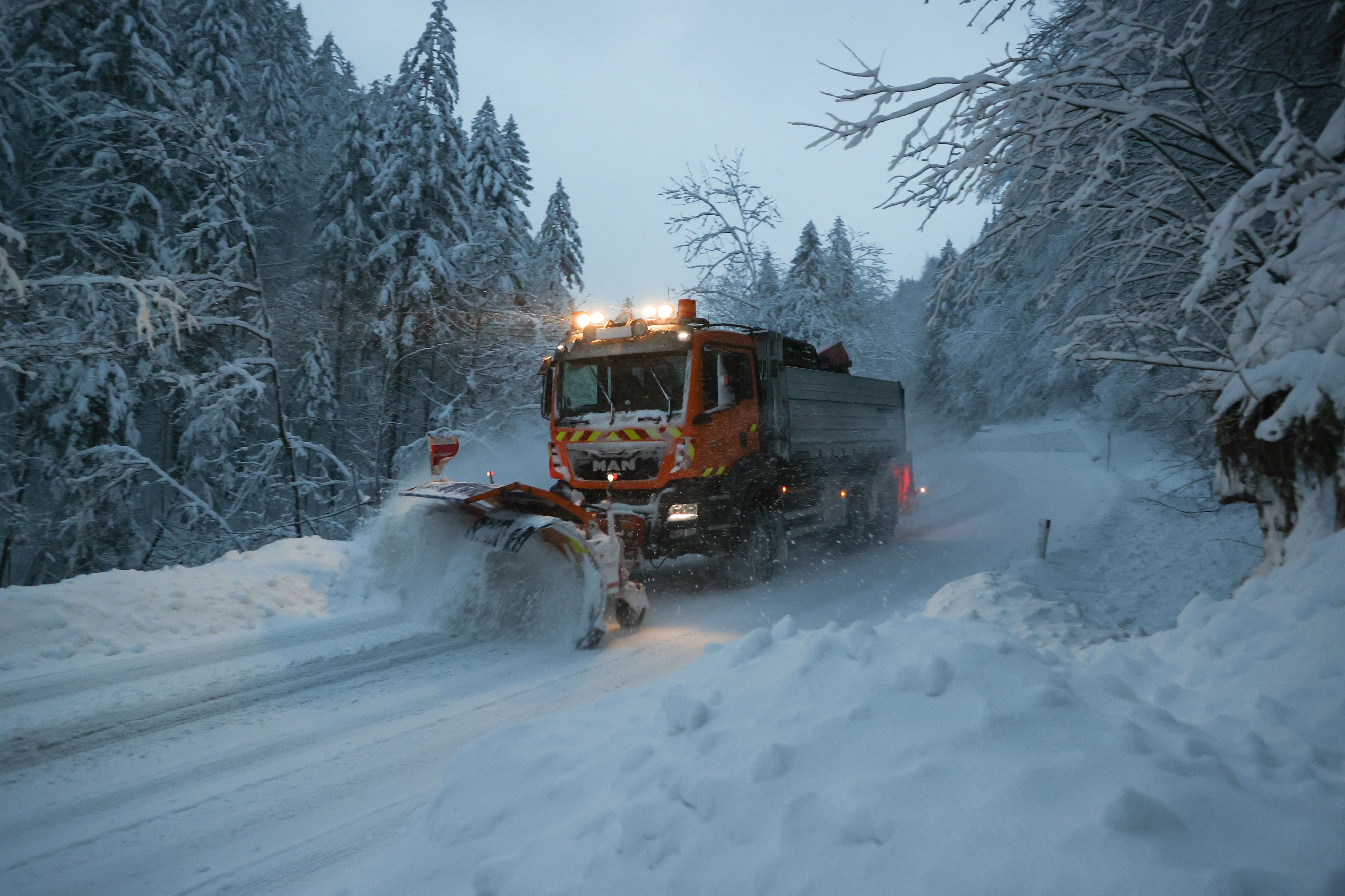 Der Winter gibt sich noch nicht ganz geschlagen.