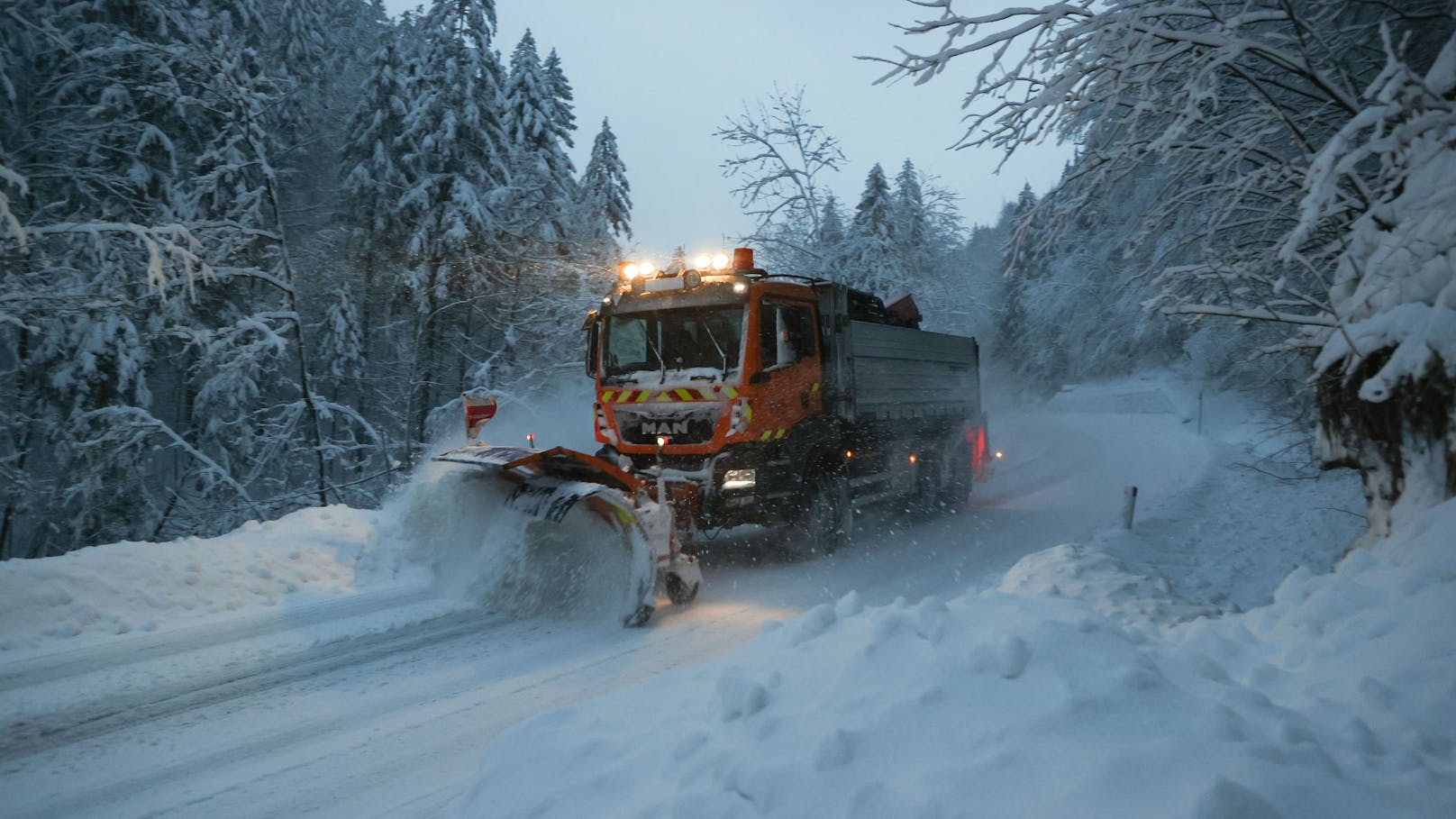 Österreich darf sich am Wochenende über Schnee freuen.
