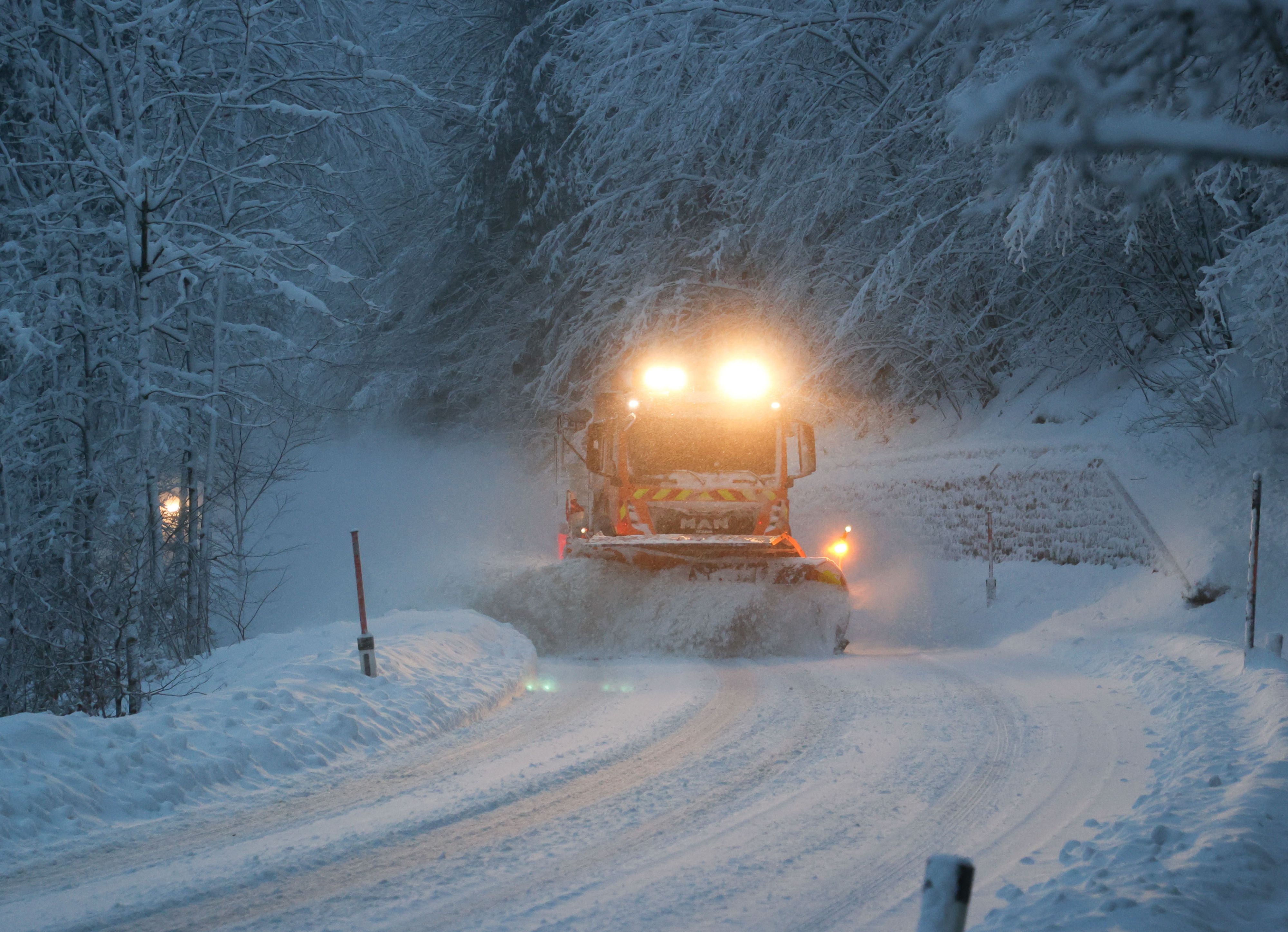 Der Schnee feiert im Mai ein kurzes Comeback.