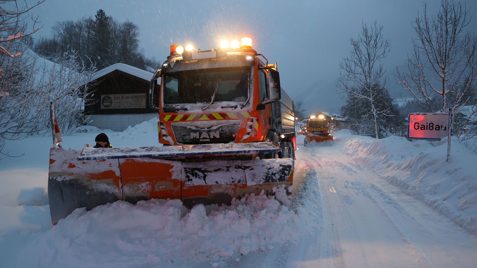 Schnee-Alarm am Wochenende in Österreich.