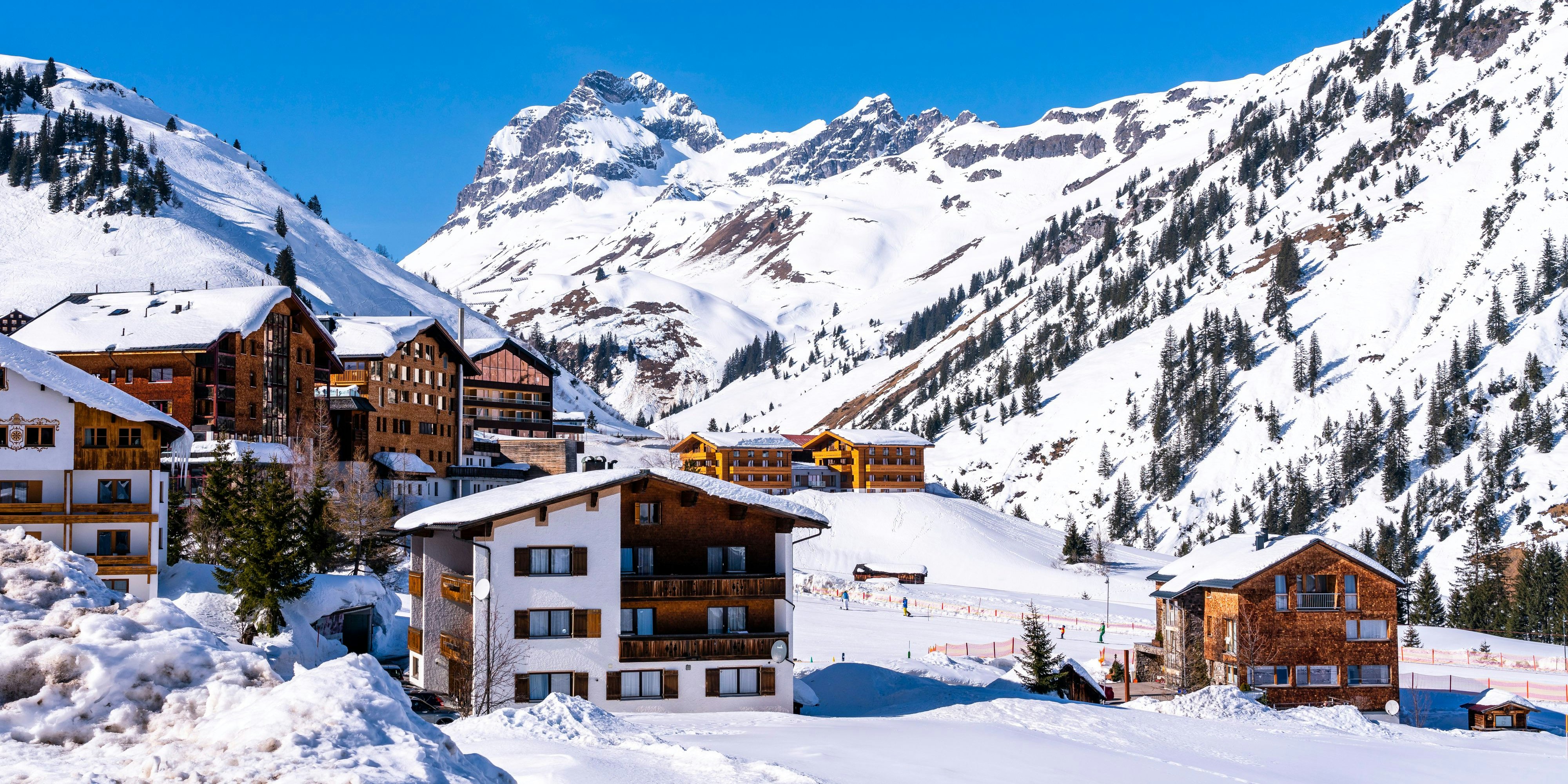 Blick auf Warth (Vorarlberg)