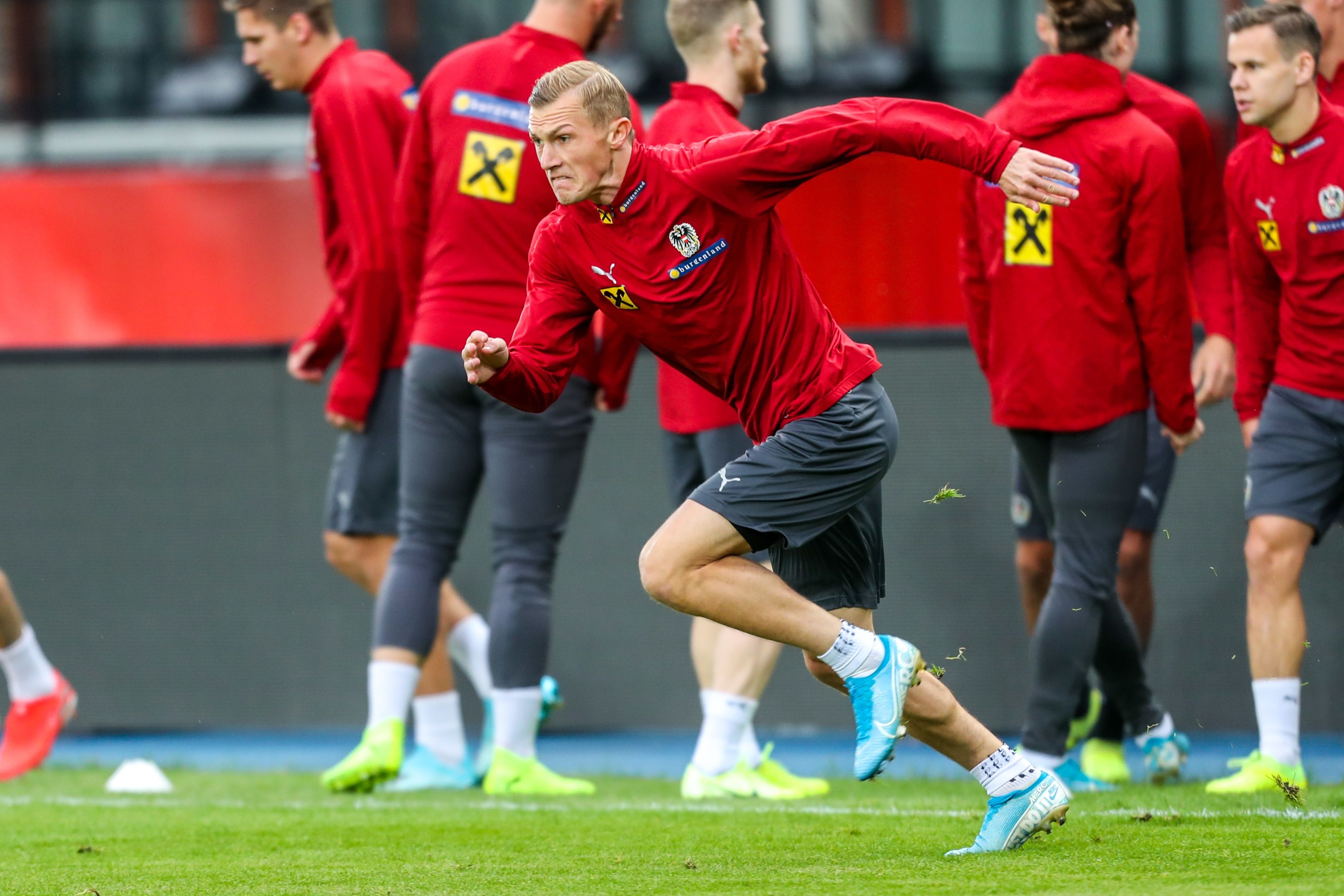 Thomas Goiginger im ÖFB-Trainings-Outfir