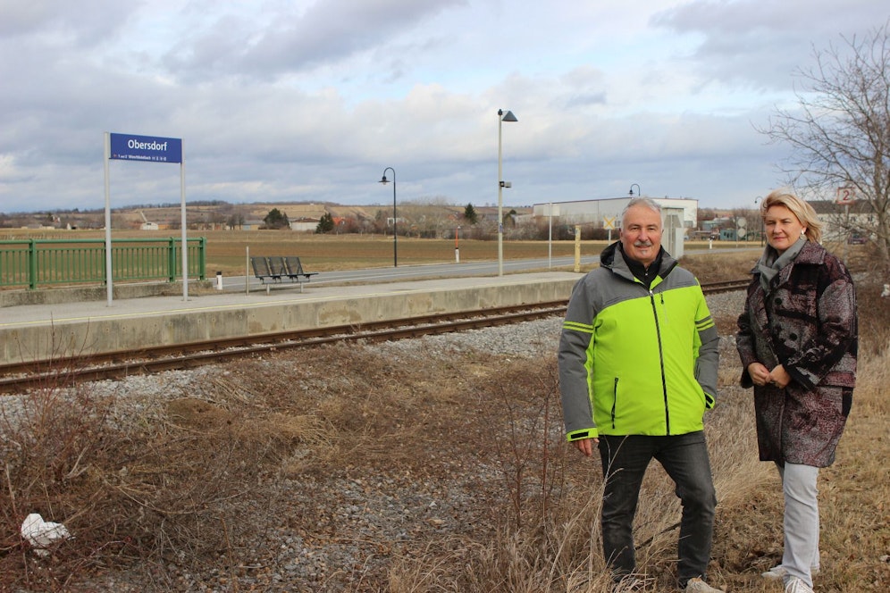 Krismer zu Besuch in Obersdorf im Weinviertel.