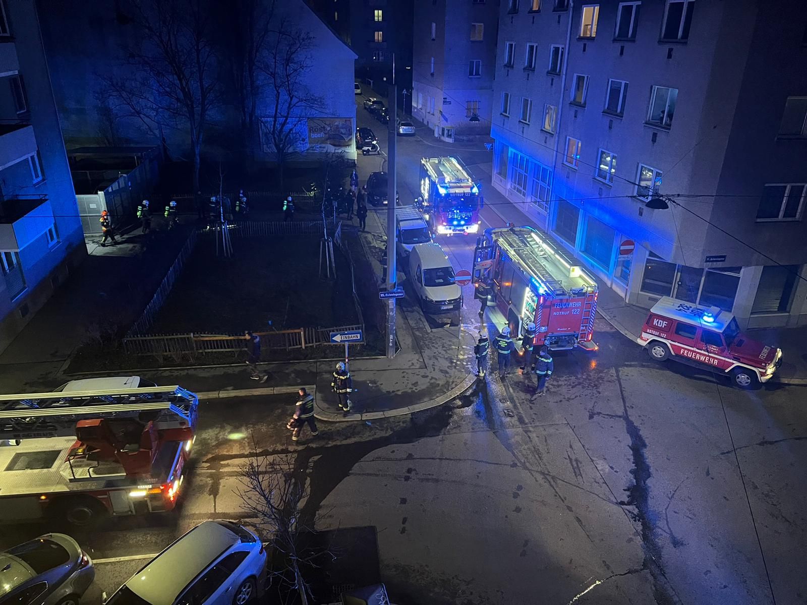 Blaulichtalarm im 15. Wiener Gemeindebezirk!
