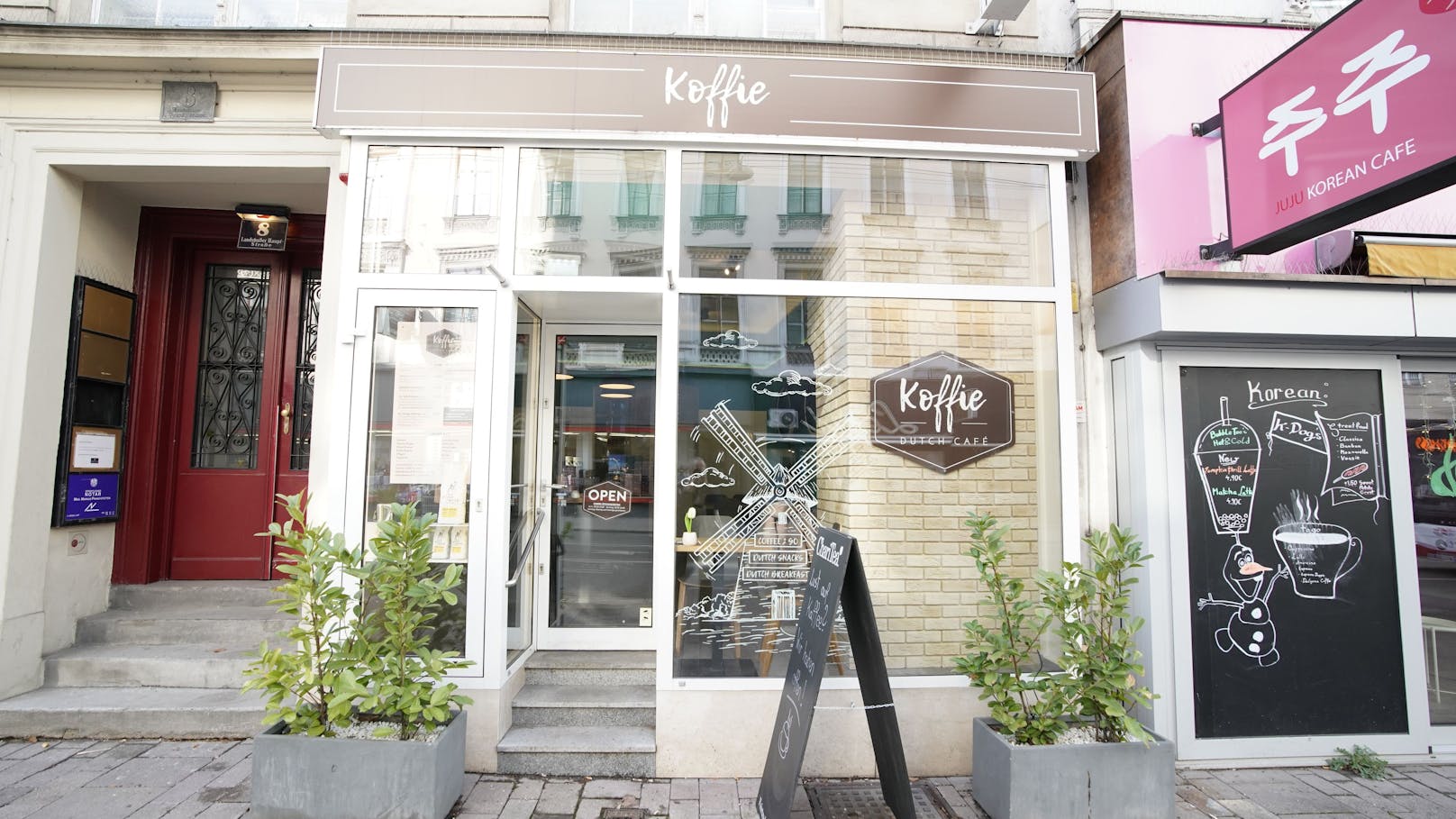 Das "Koffie Dutch" auf der Landstraßer Hauptstraße 8 in Wien bringt ein Stück Holland auf den Tisch.