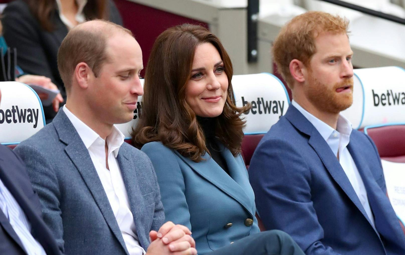 Prinz William, Prinzessin Kate und Prinz Harry