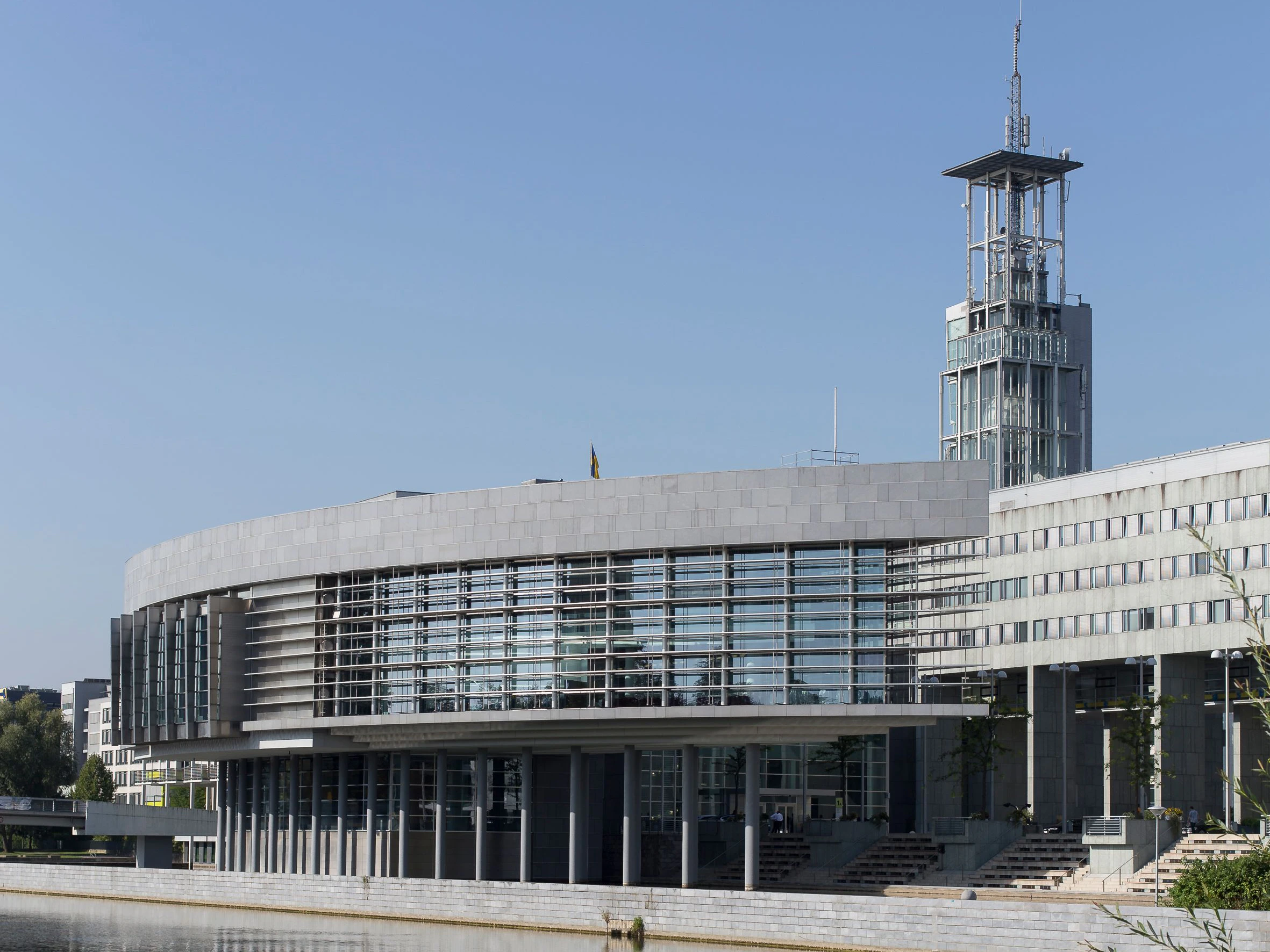 Das Regierungsviertel in St. Pölten.