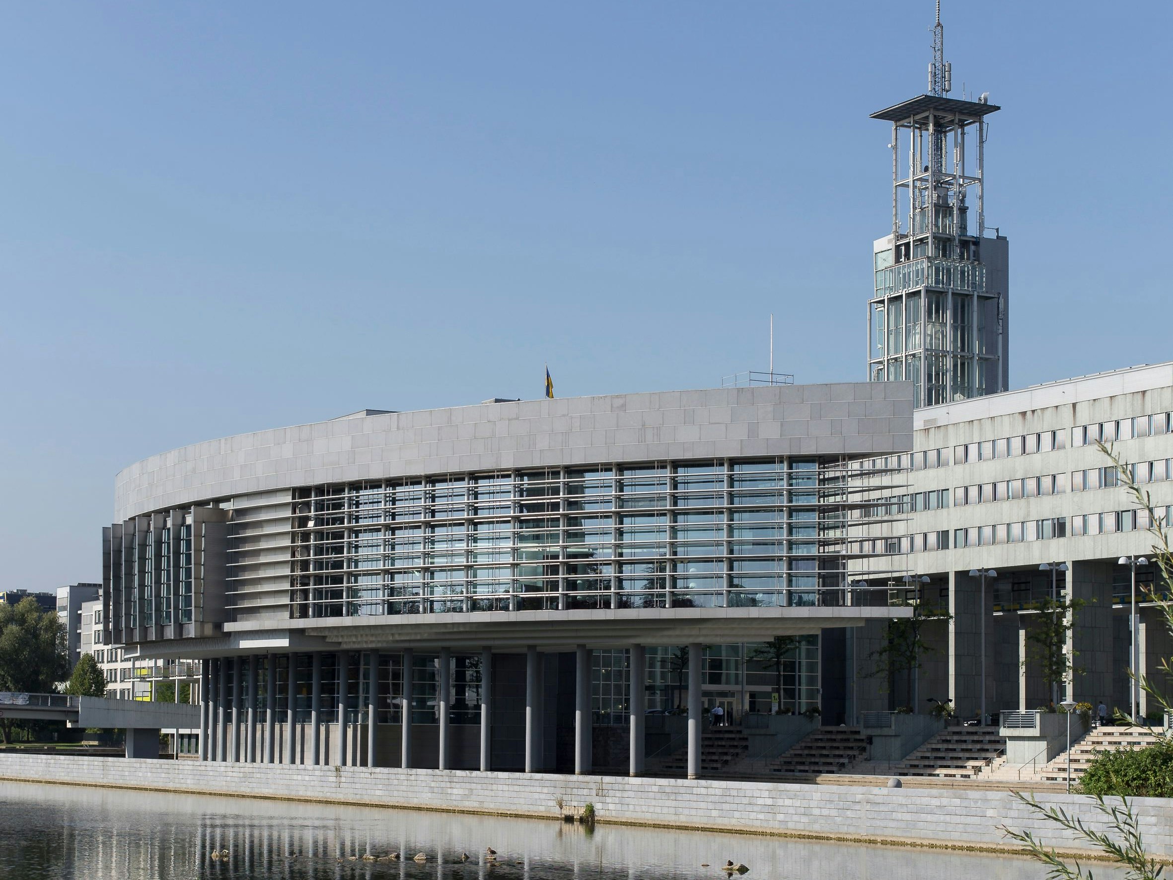 Das Regierungsviertel in St. Pölten.