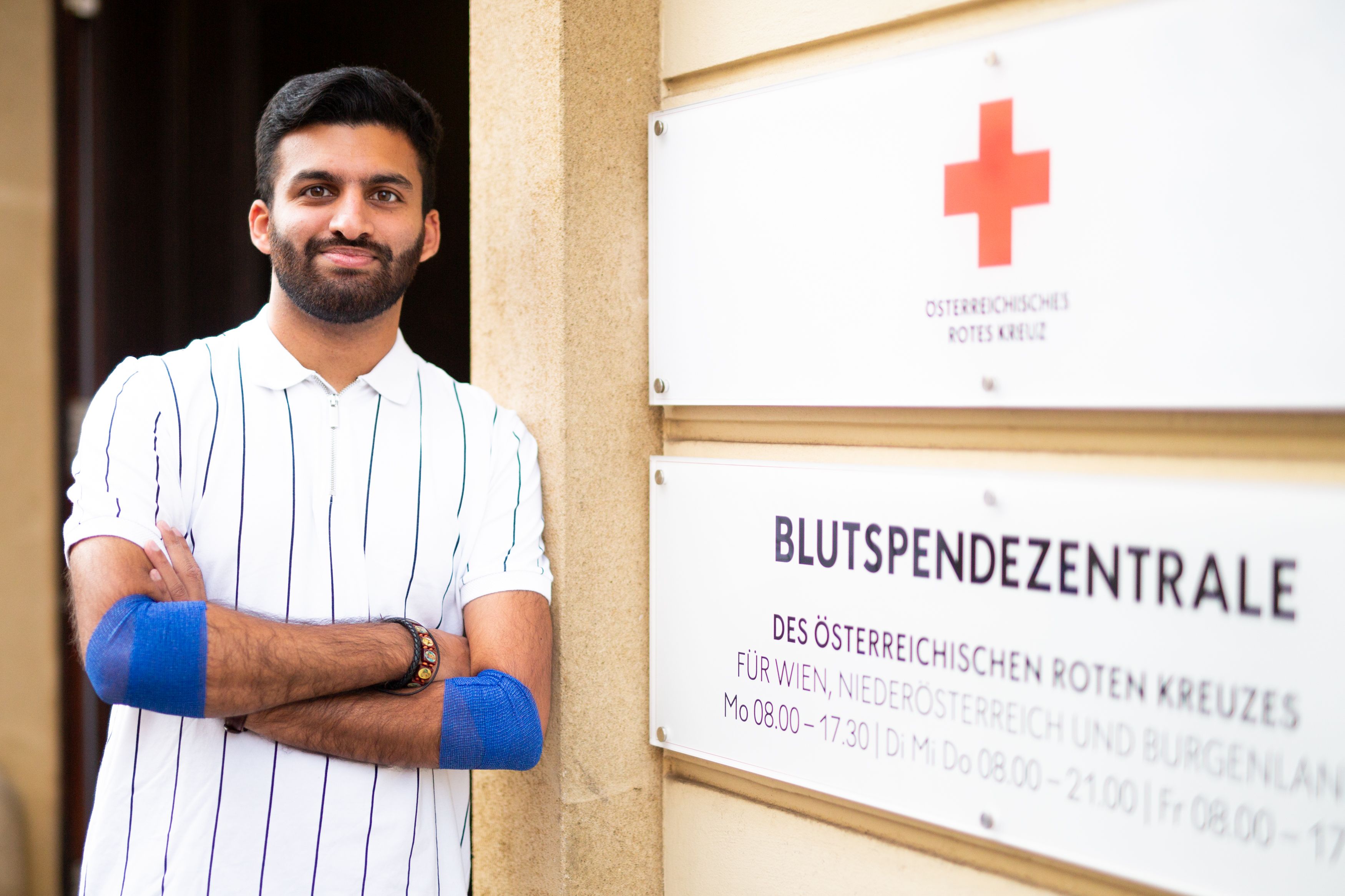 Fijo K. spendete Stammzellen und rettet damit einem Mann aus Großbritannien das Leben.