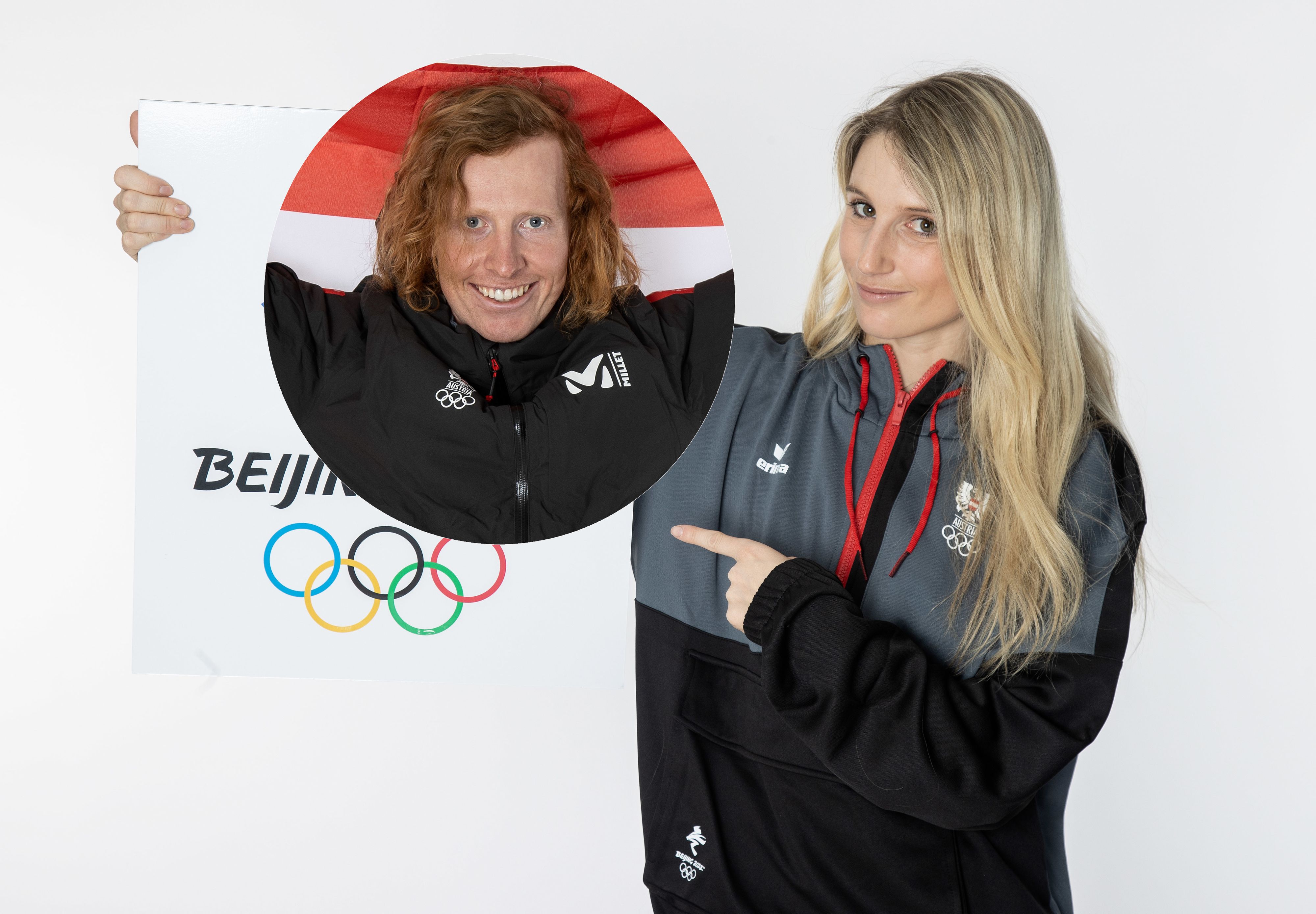 Snowboard-Traumpaar: Gasser (r.) und Millauer