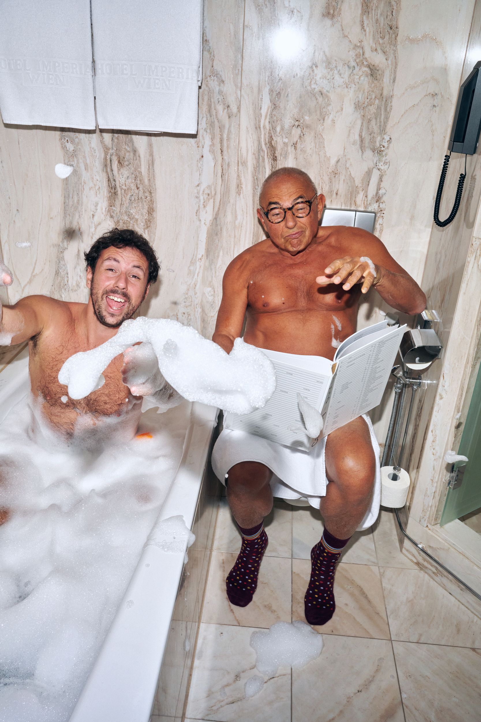 Marcello und Papa  Mariusz Demner